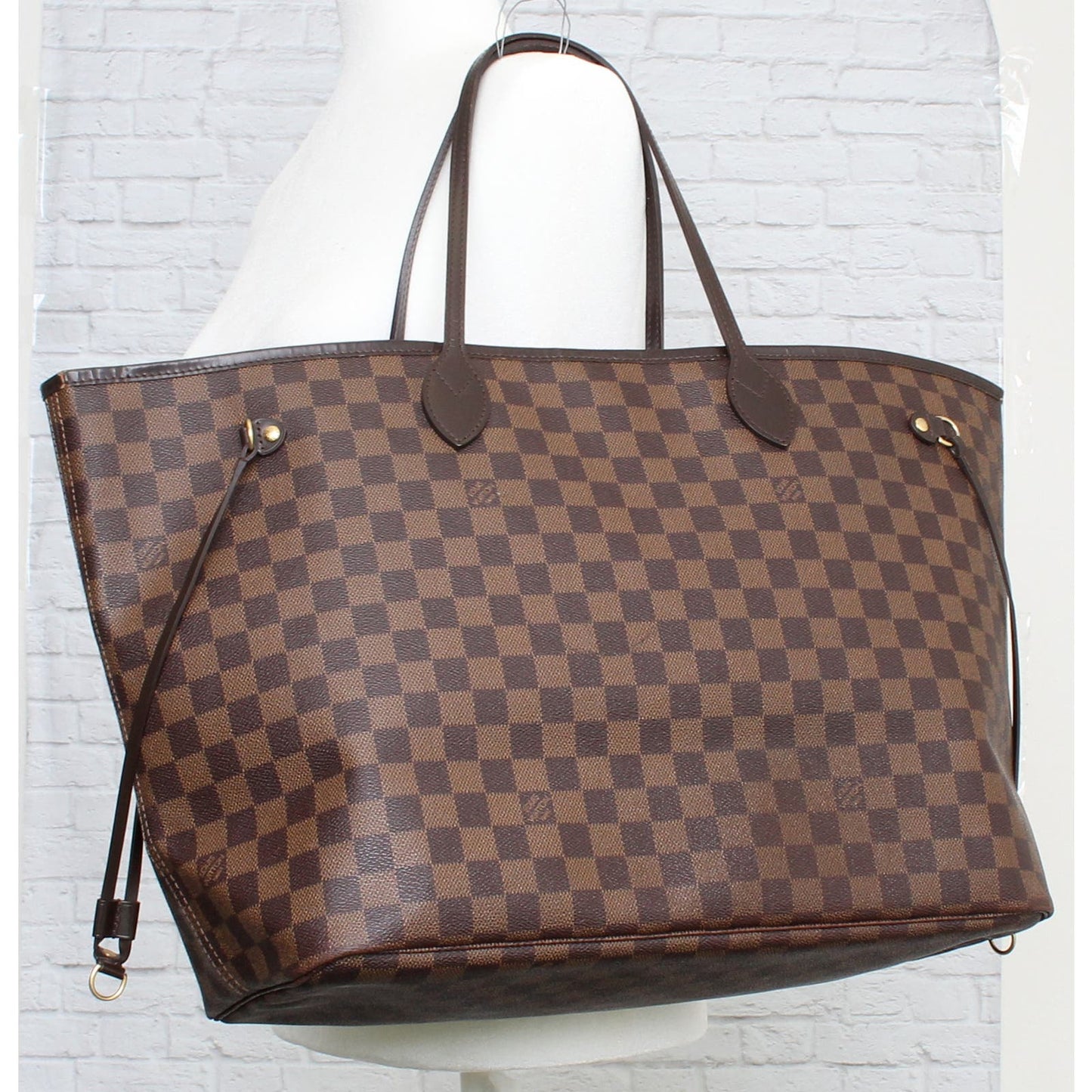 Louis Vuitton Neverfull GM Damier Ebene Large Tote