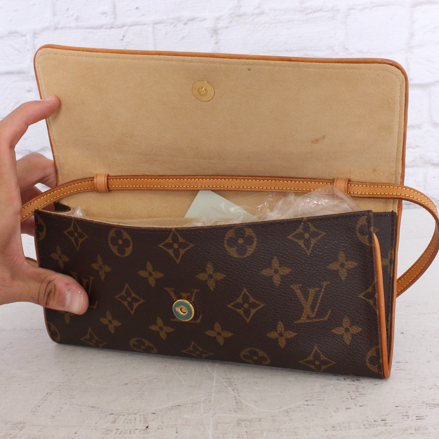 Louis Vuitton Pochette Twin GM Monogram Crossbody