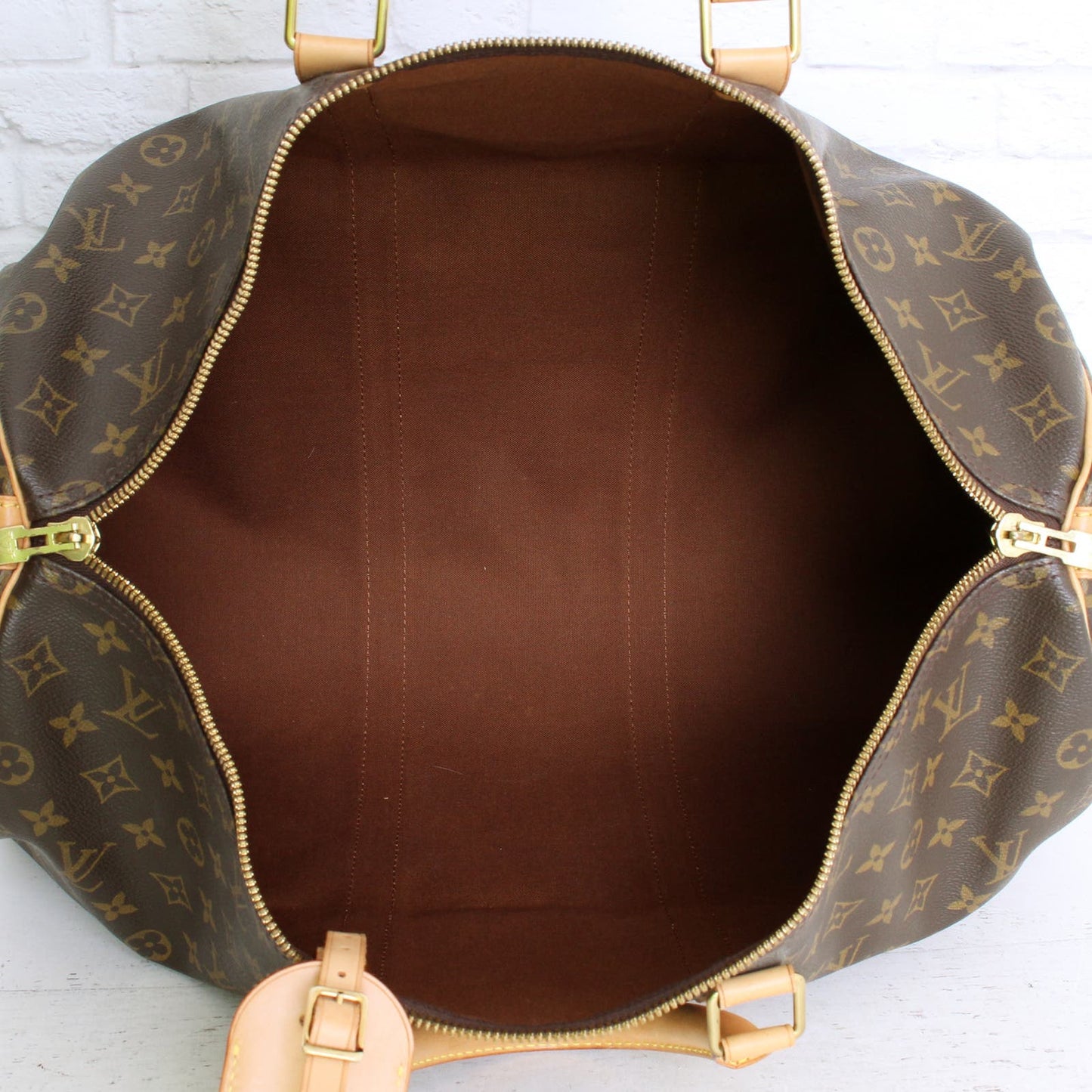 Louis Vuitton Keepall Bandouliere 50 Monogram Duffle with Strap