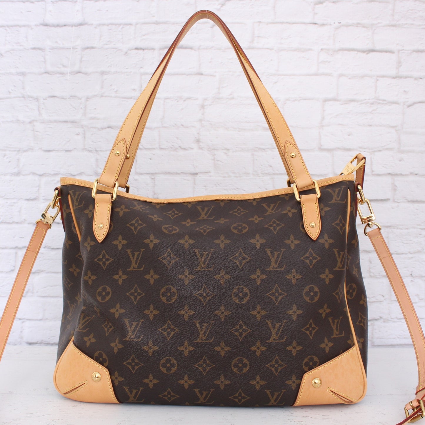 Louis Vuitton Estrella MM Monogram Shoulder Crossbody Satchel Leather