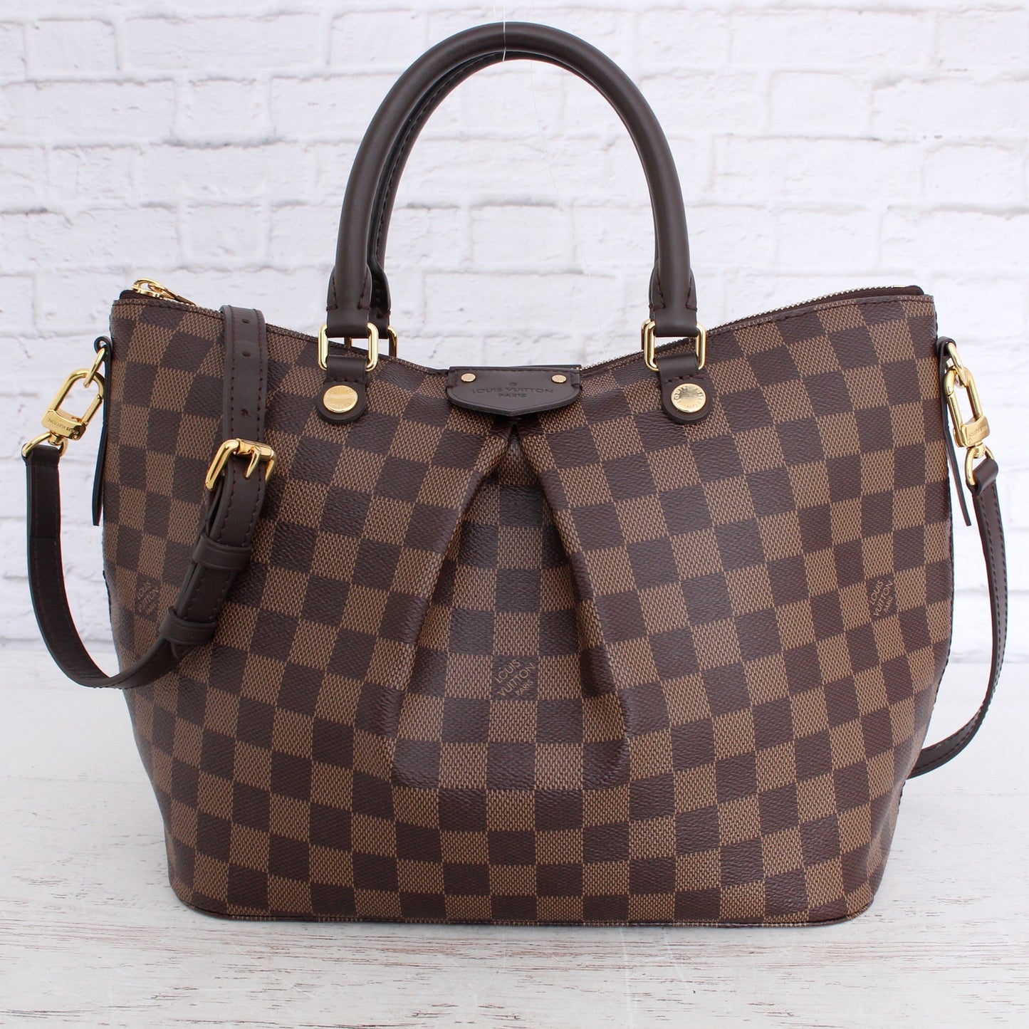 Louis Vuitton Siena MM Crossbody Damier Ebene Bag