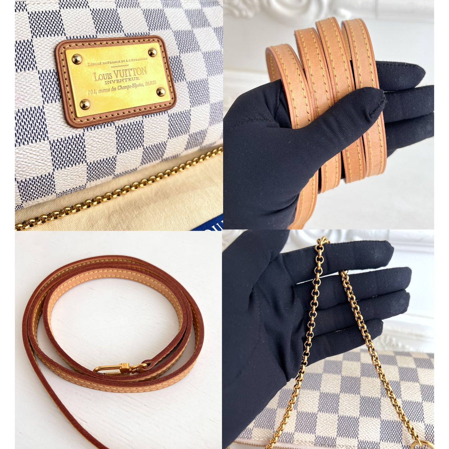 Louis Vuitton Eva Damier Azur