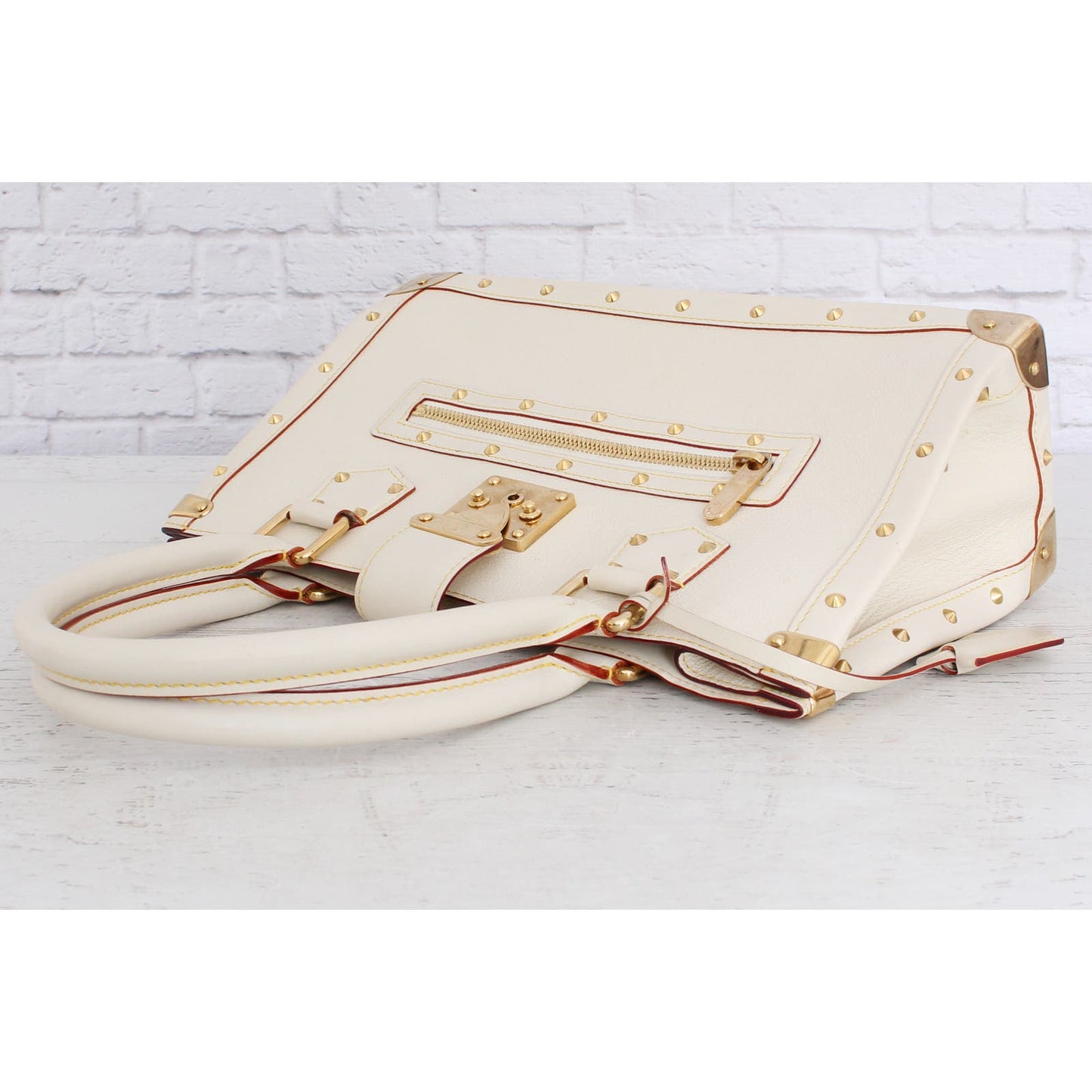 Louis Vuitton Le Fabuleux White Suhali Leather