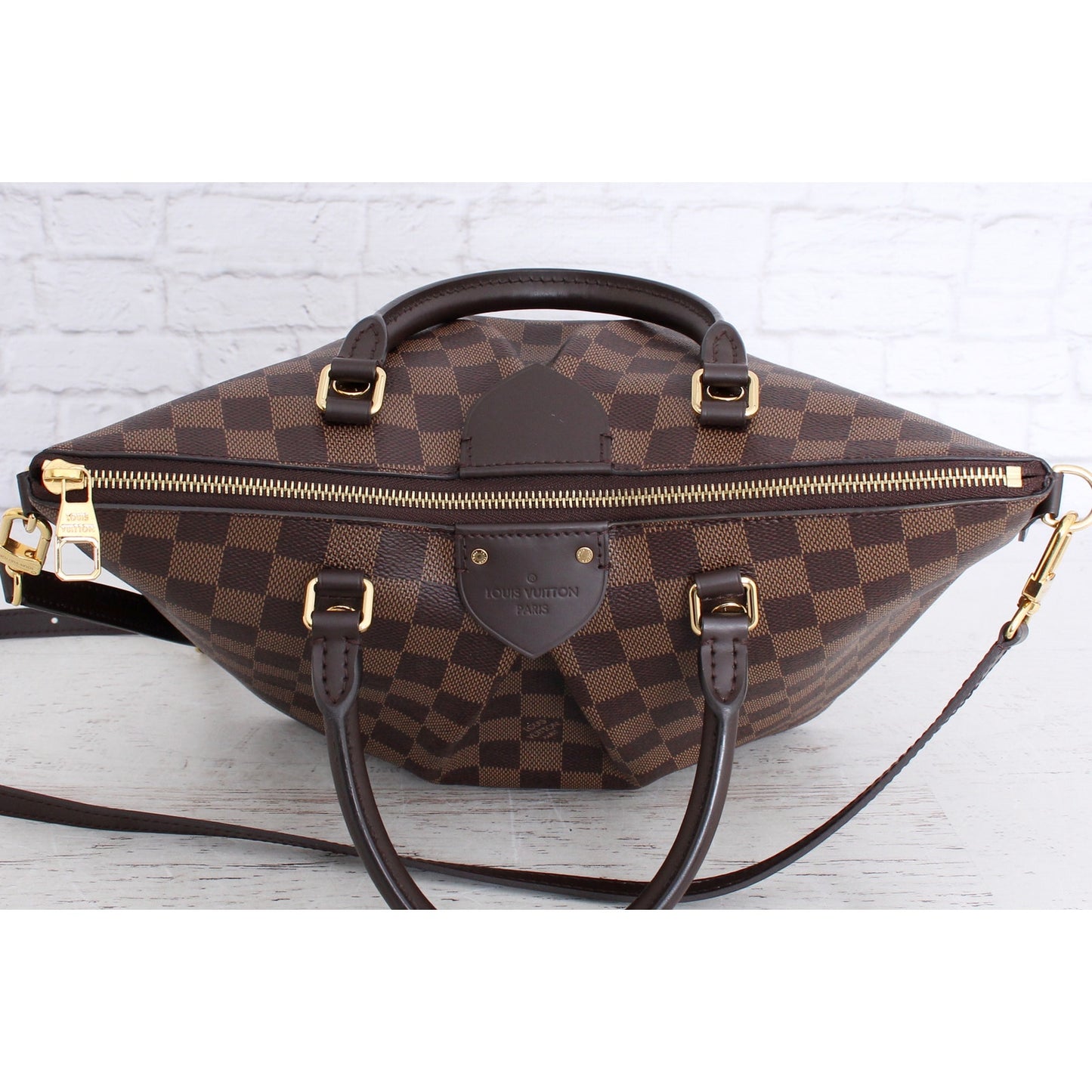 Louis Vuitton Siena MM Crossbody Damier Ebene Bag