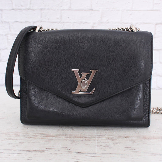 Louis Vuitton My Lockme BB Black Taurillon Leather Crossbody