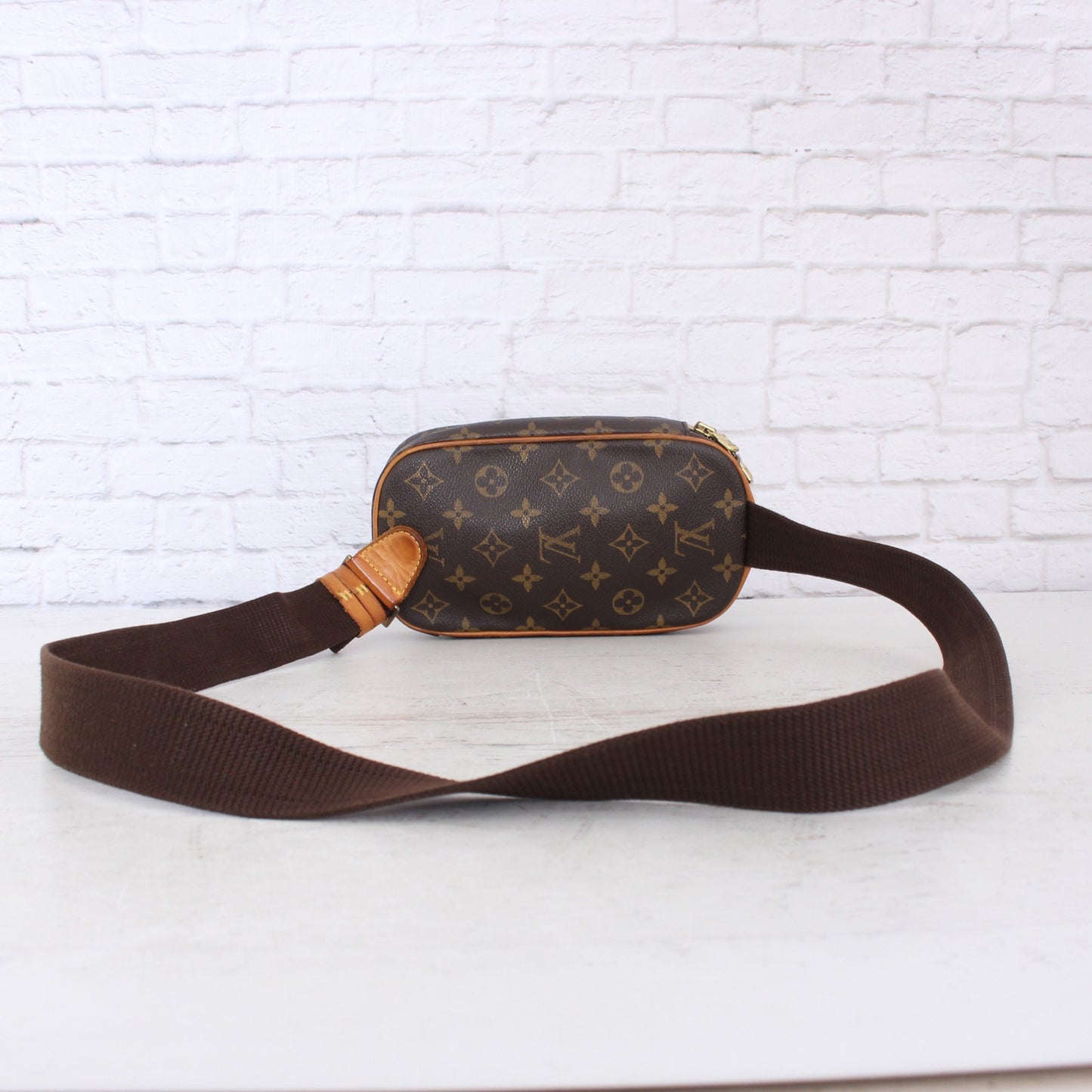 Louis Vuitton Pochette Gange Monogram Bumbag Belt Waist Crossbody Pouch