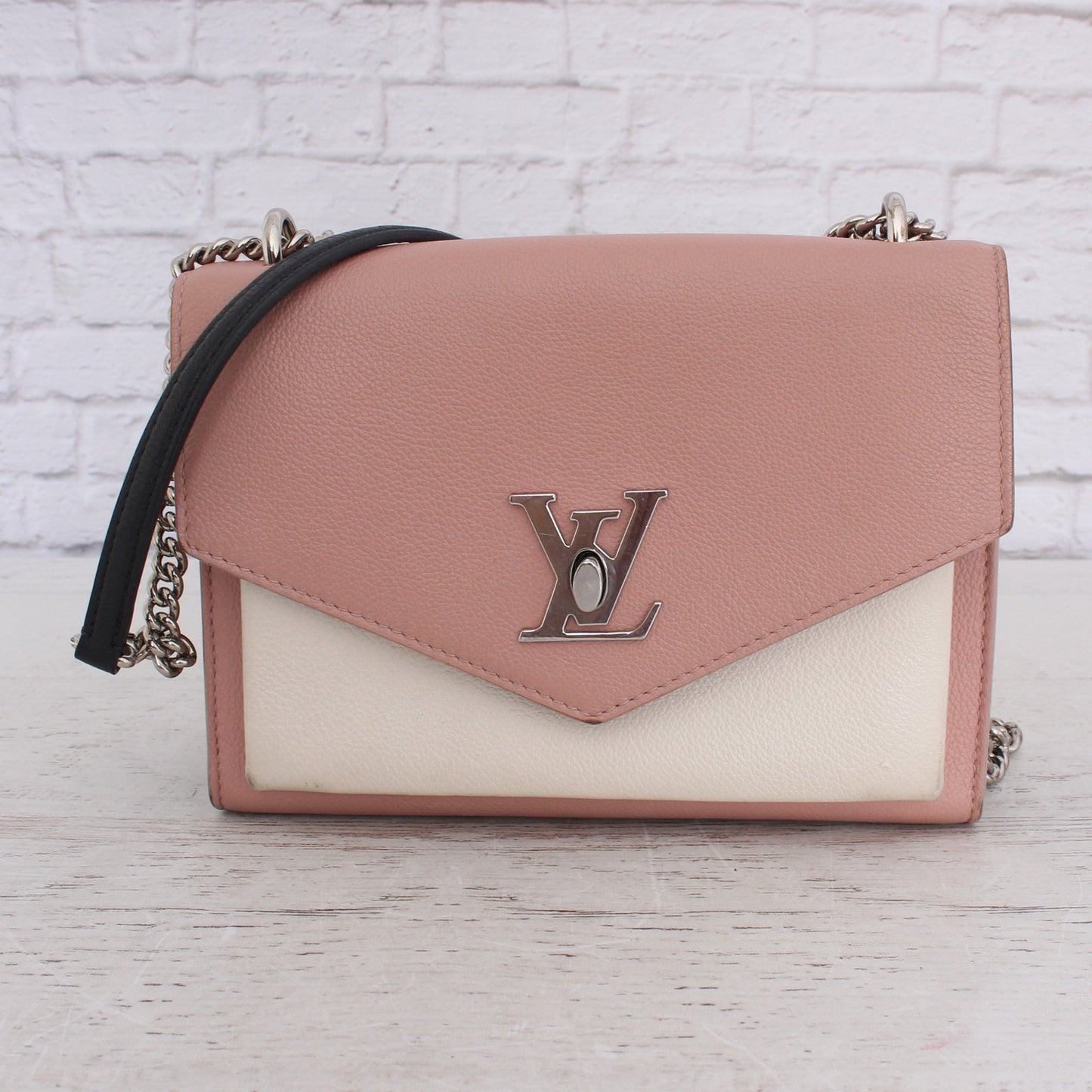 Louis Vuitton Mylockme Pink Taurillon Leather Crossbody & Shoulder Bag