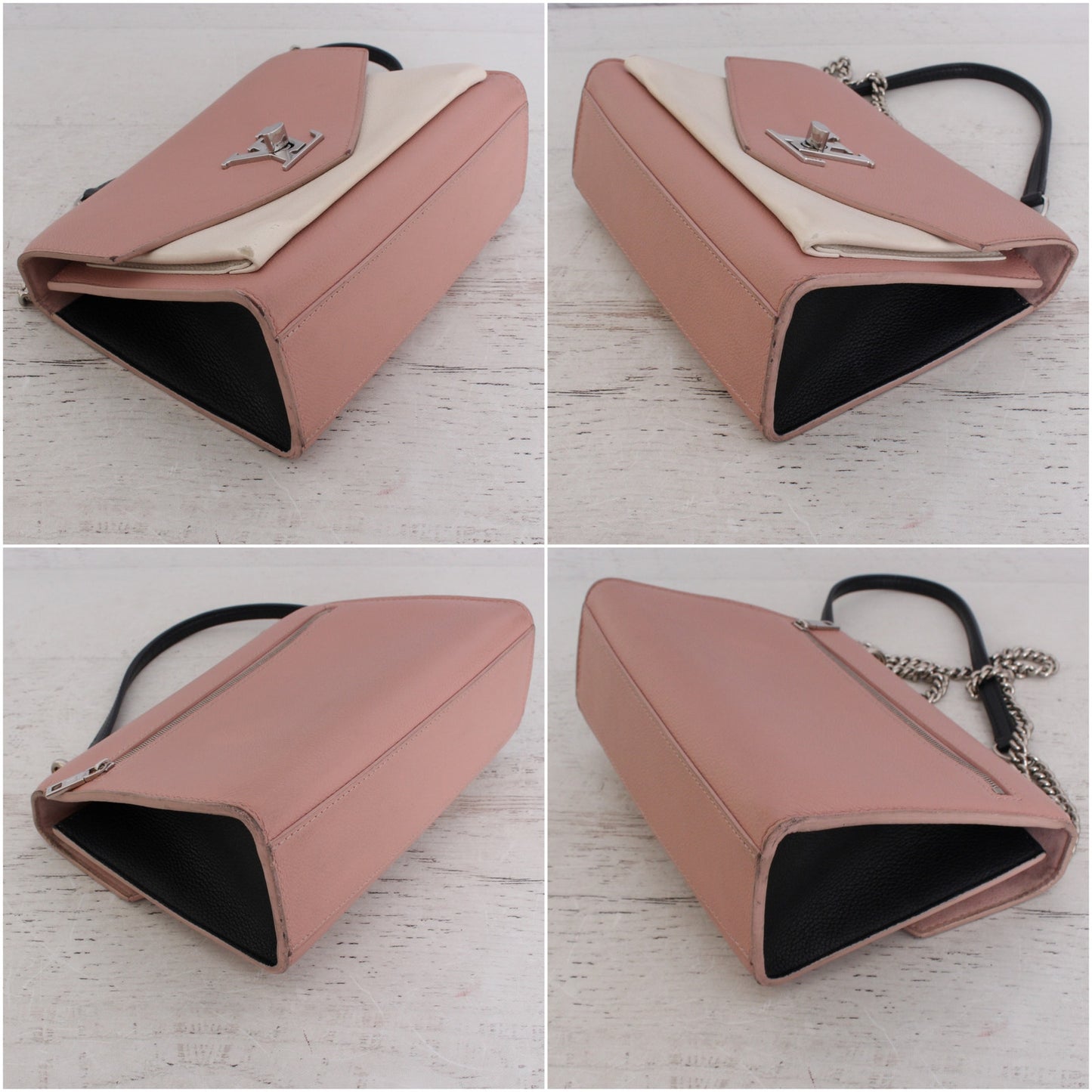 Louis Vuitton Mylockme Pink Taurillon Leather Crossbody & Shoulder Bag