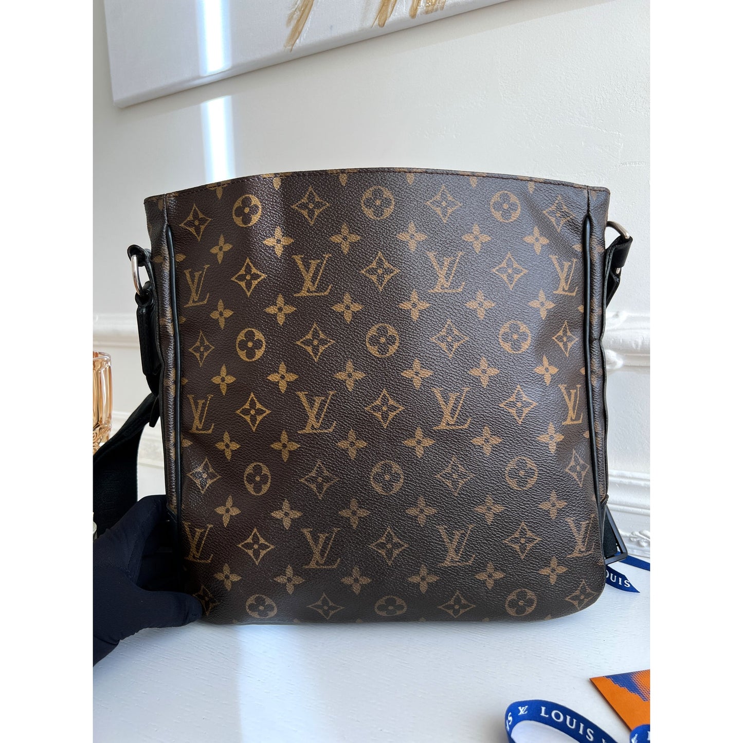 Authentic Louis Vuitton Macassar Bass MM Shoulder Crossbody Monogram