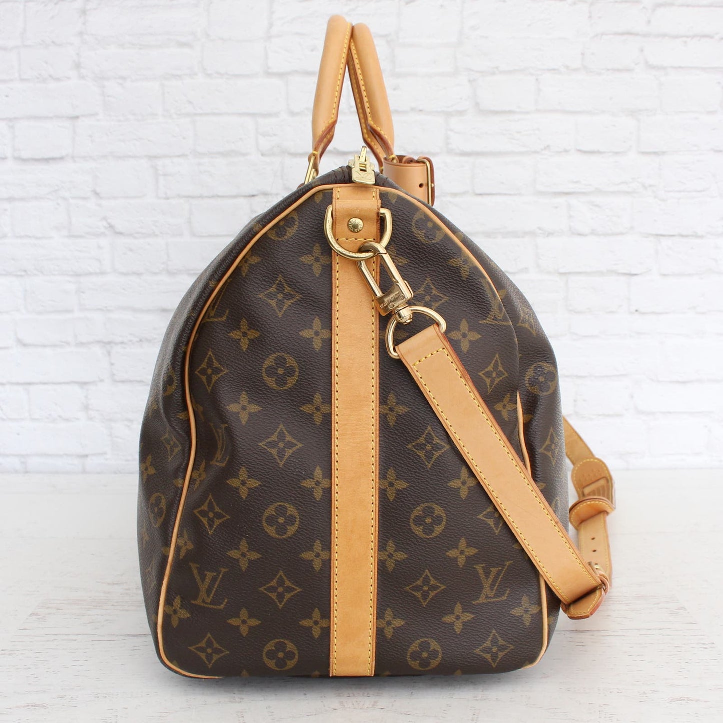 Louis Vuitton Keepall Bandouliere 50 Monogram Duffle with Strap