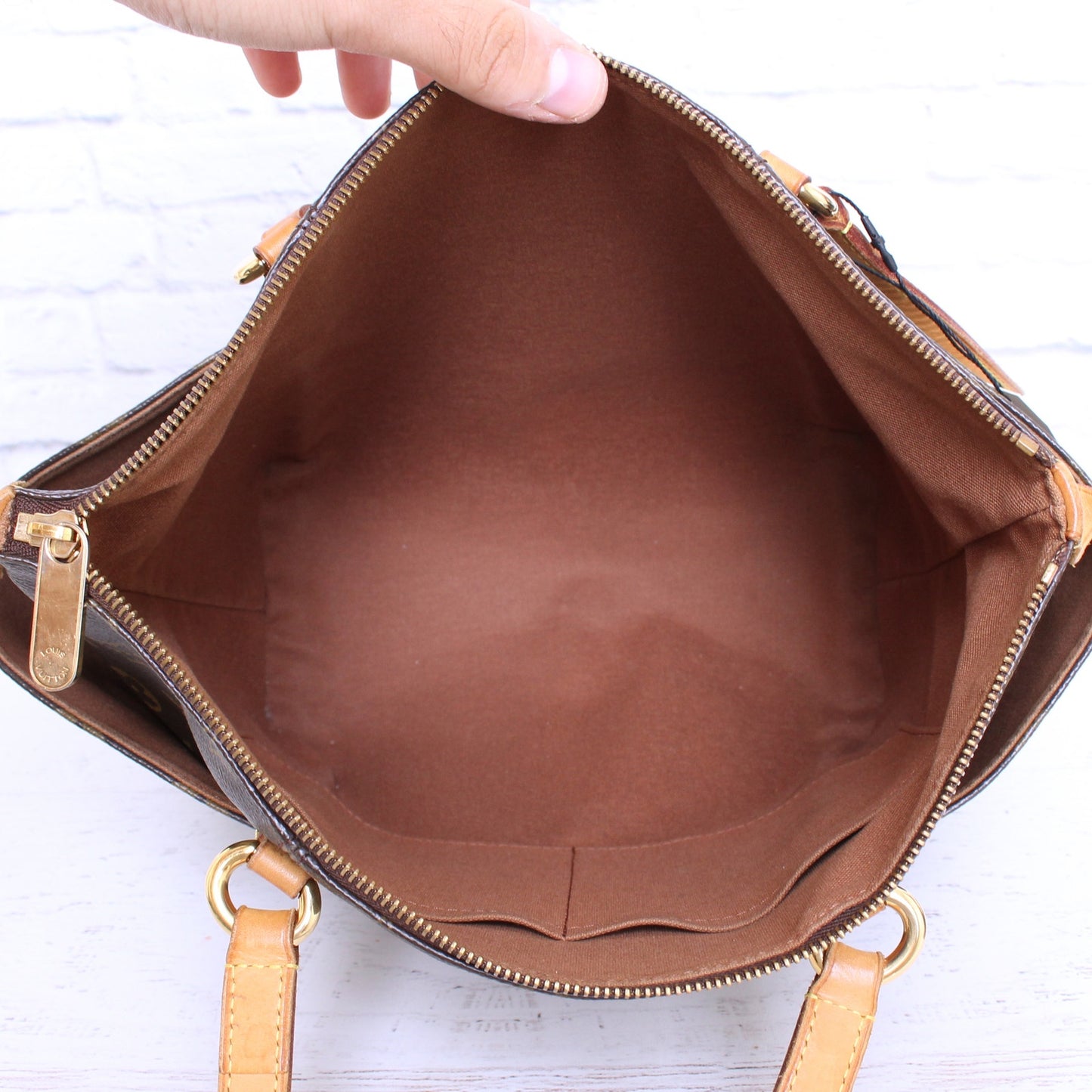 Louis Vuitton Totally PM Monogram Tote Shoulder Purse Leather Handbag A3646