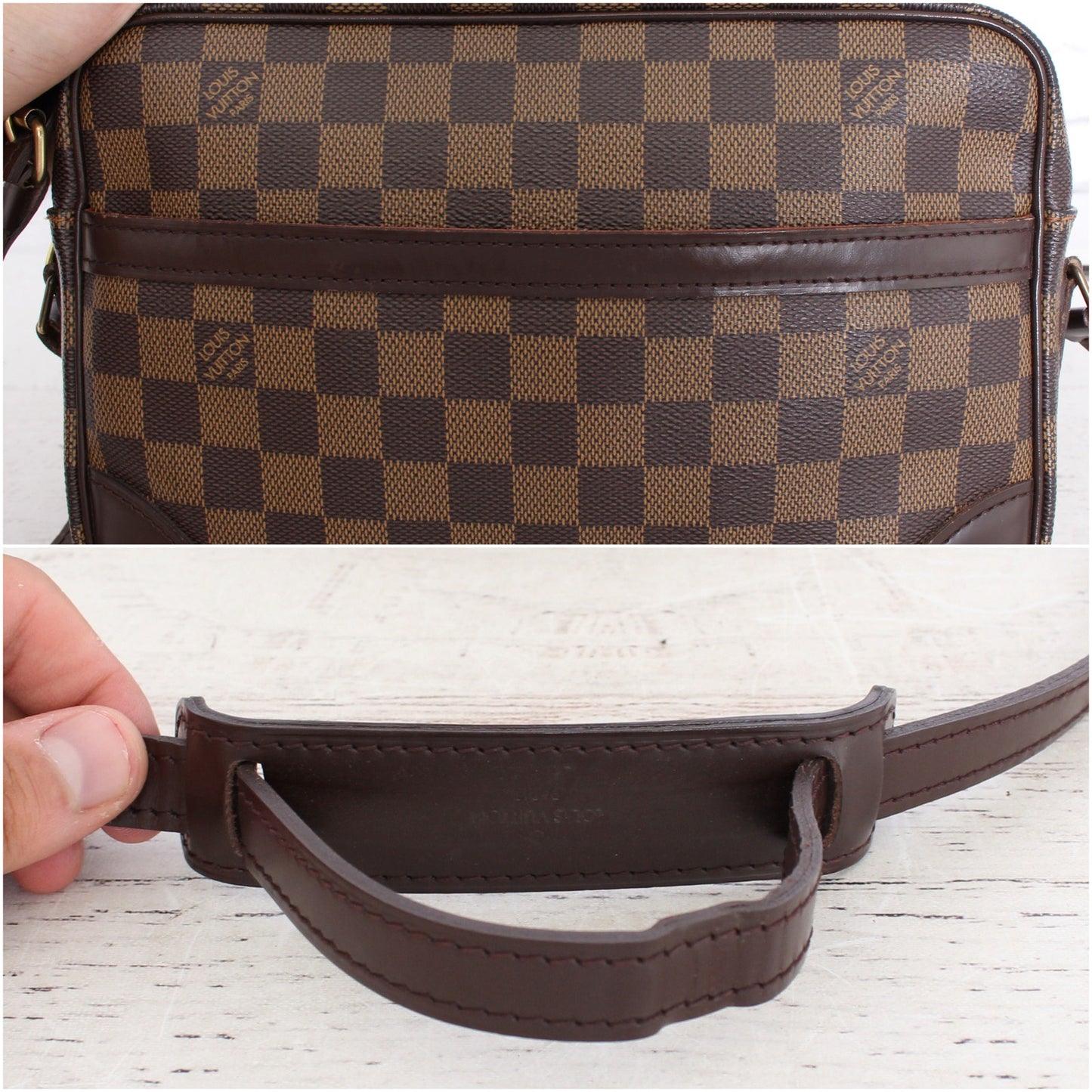 Louis Vuitton Trocadero 27 MM Damier Ebene Crossbody