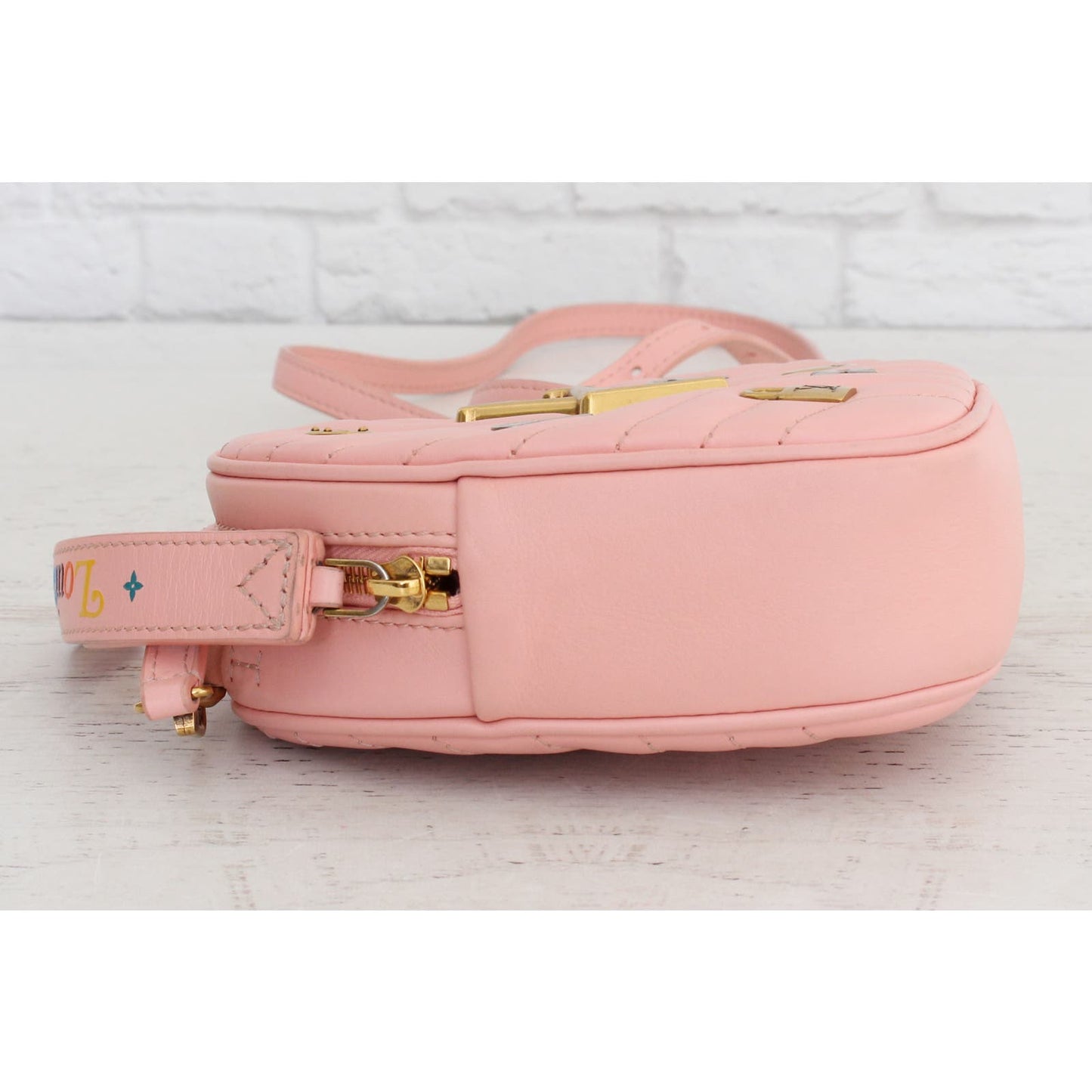 Louis Vuitton New Wave Lovelock Heart Pink Calfskin Limited Crossbody