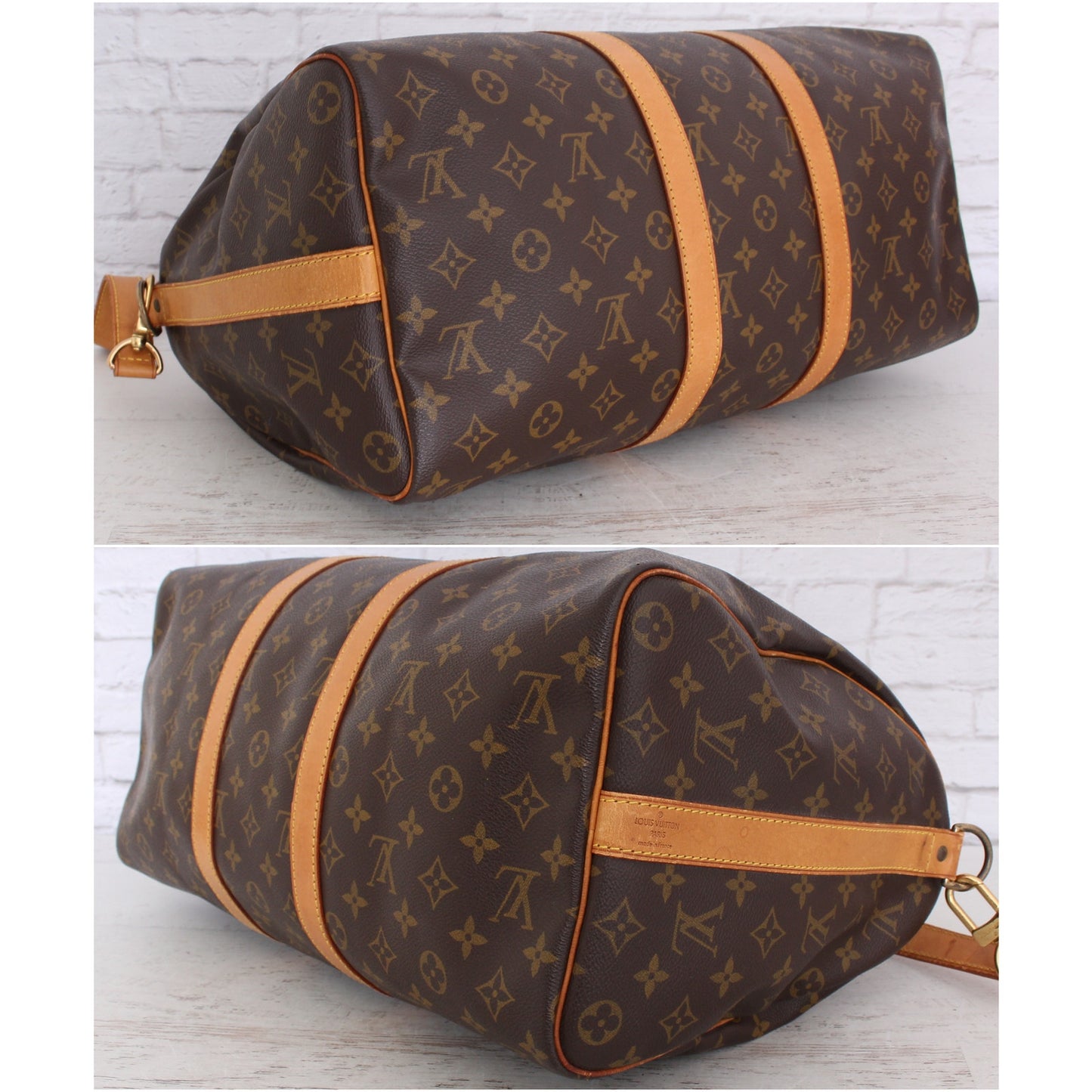 Louis Vuitton Keepall Bandouliere 45 Monogram Duffle Travel Shoulder