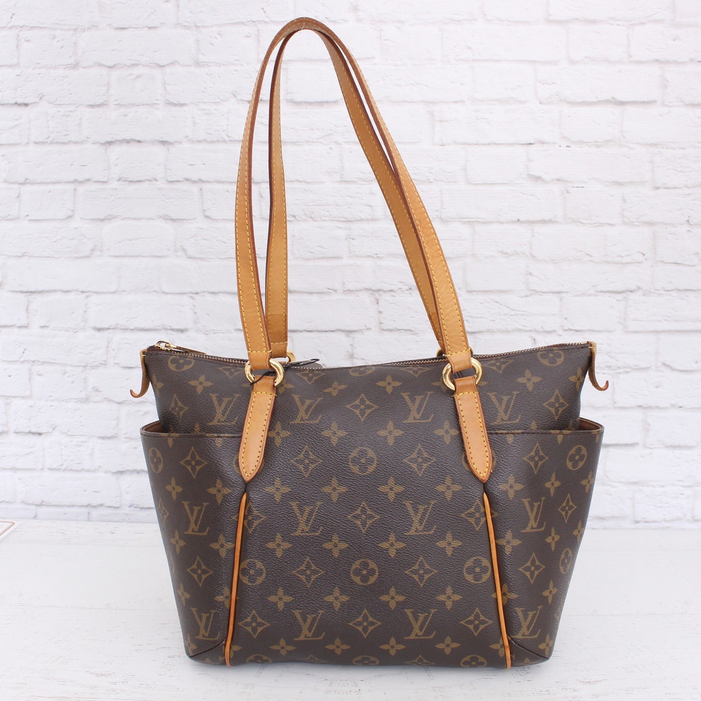 Louis Vuitton Totally PM Monogram Tote Shoulder Purse Leather Handbag A3646