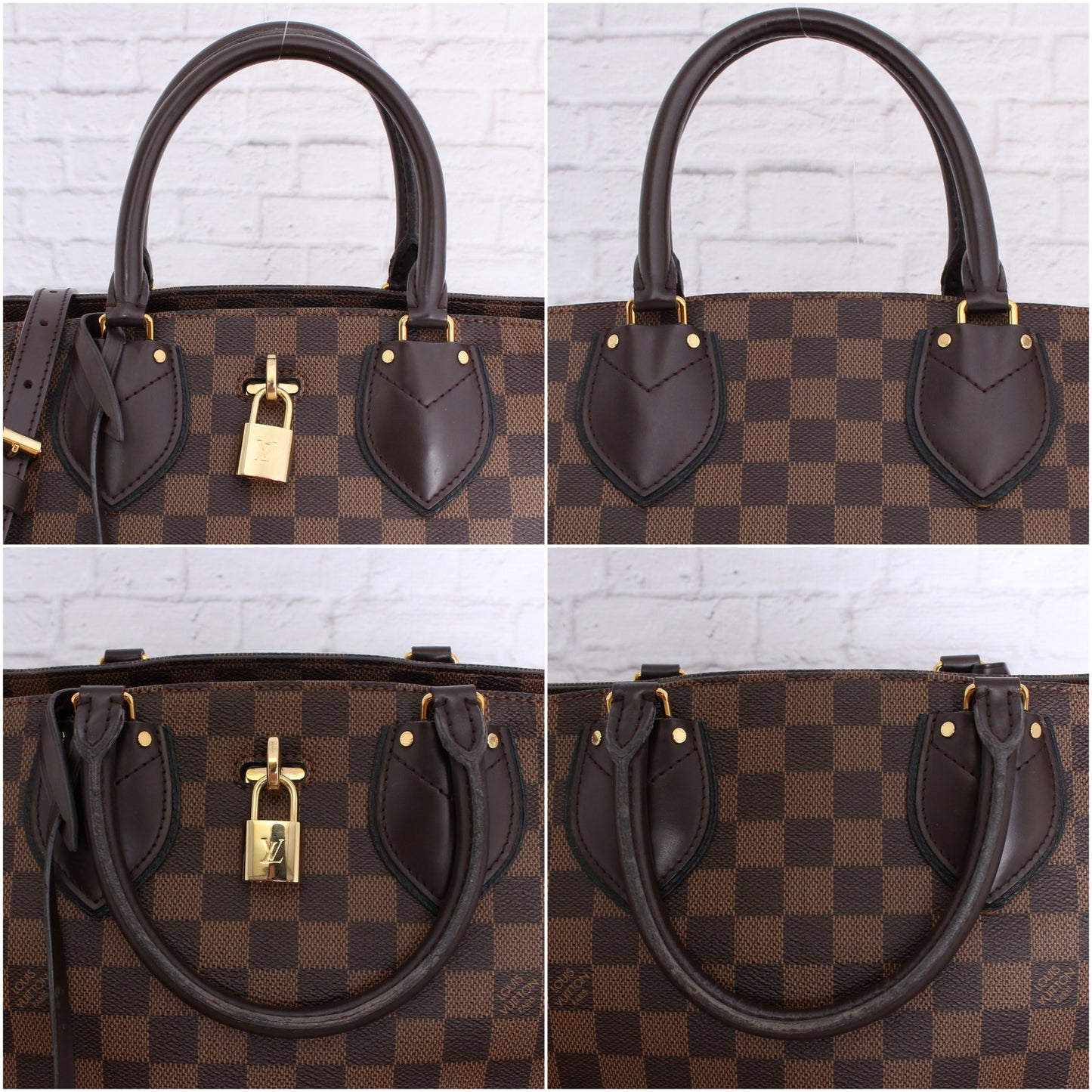 Louis Vuitton Normandy Noir Damier Ebene Satchel/Crossbody