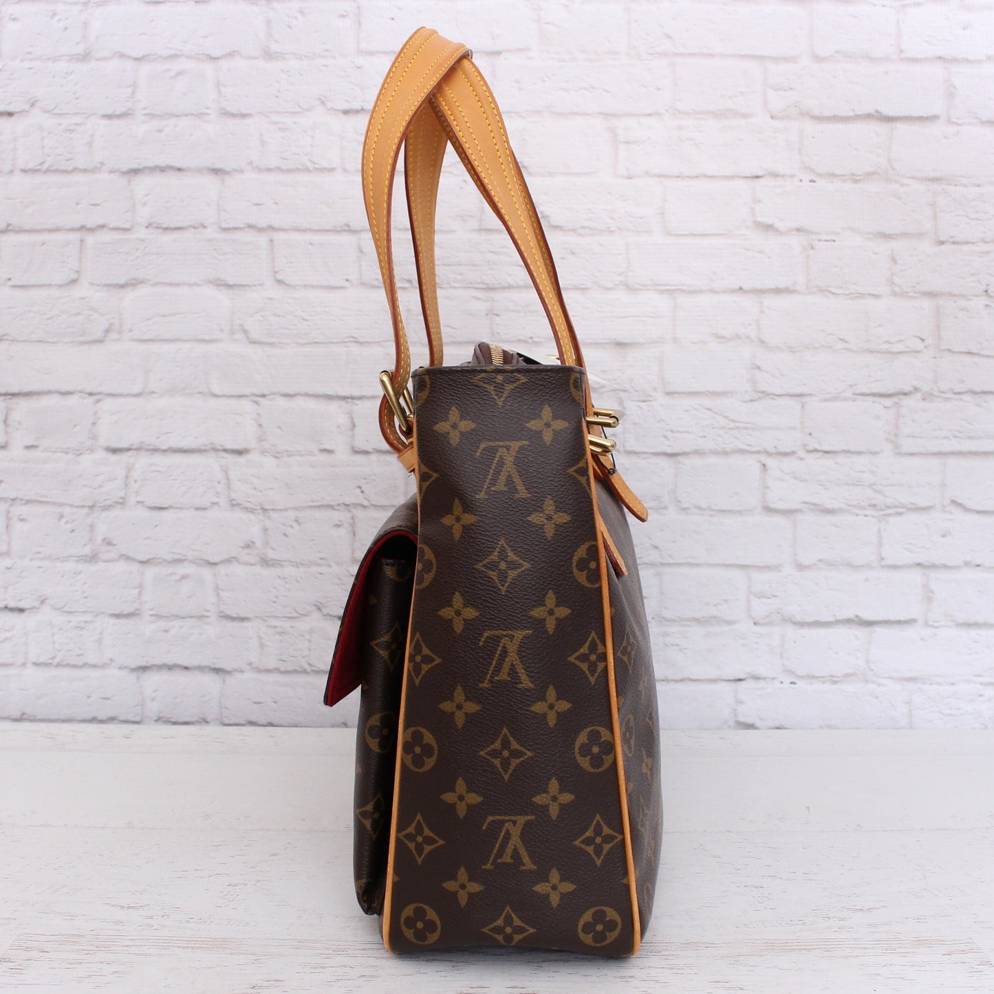 Louis Vuitton Multiple Cite Purse Monogram Bag Pochette Travel Canvas A4995