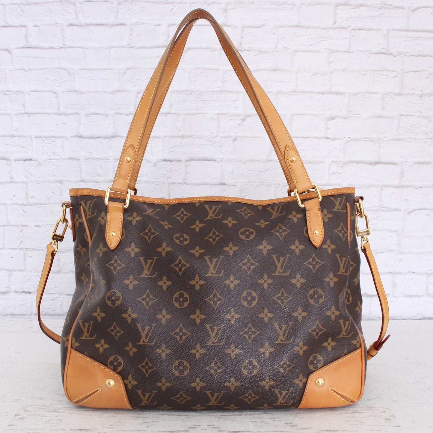 Louis Vuitton Estrella MM Monogram Shoulder Crossbody Satchel Leather