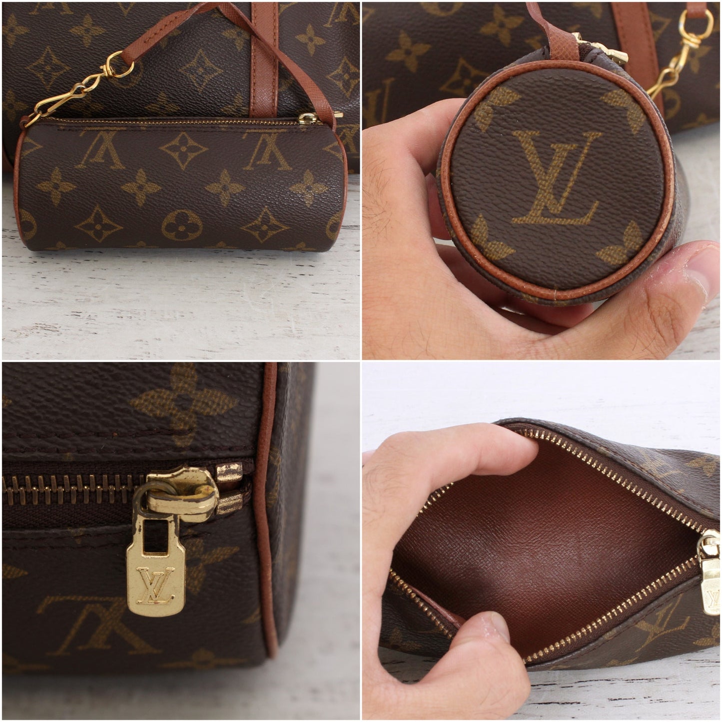 Louis Vuitton Papillon 30 Monogram w Pouch Satchel