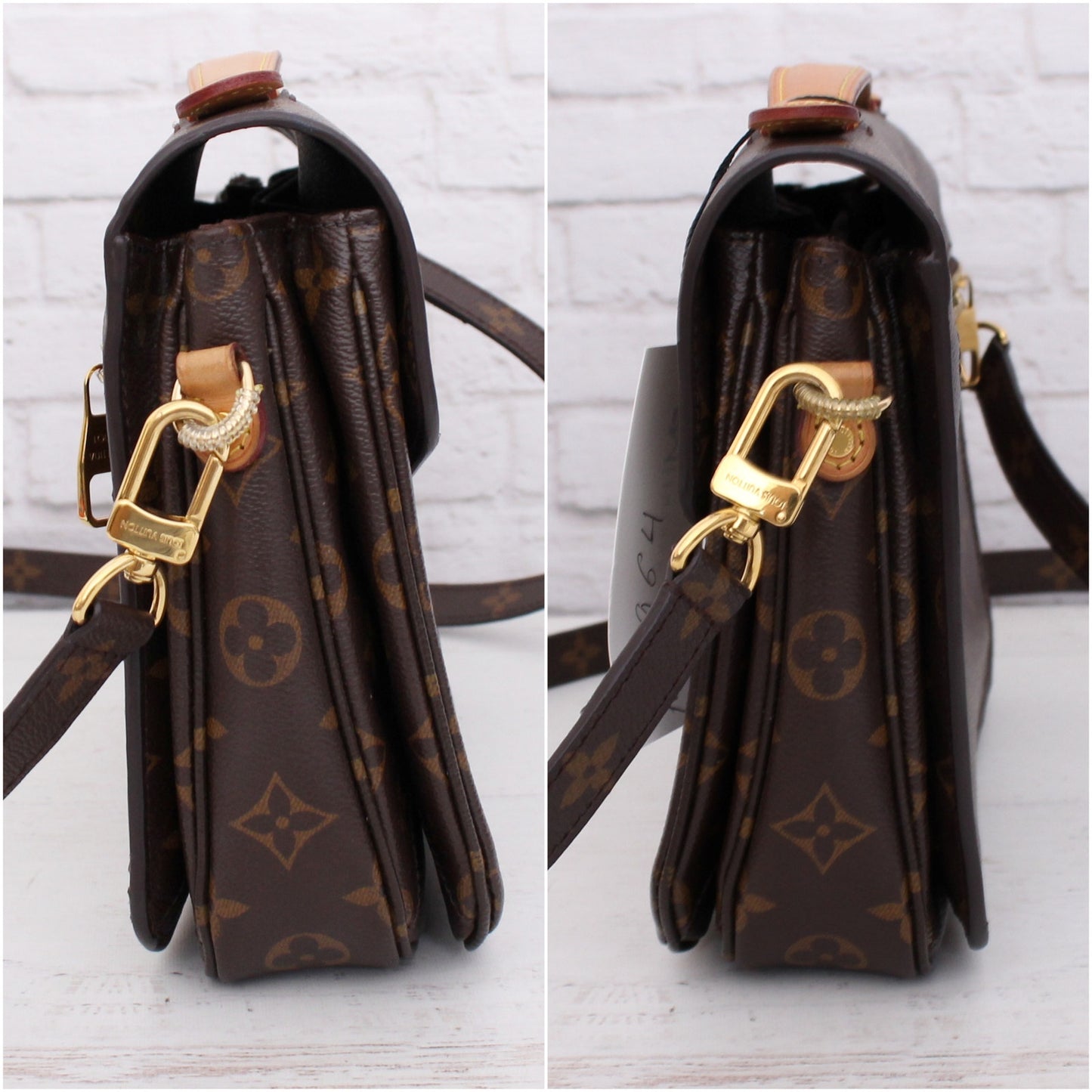 Louis Vuitton Pochette Metis Monogram Crossbody Shoulder Purse Handbag A4964