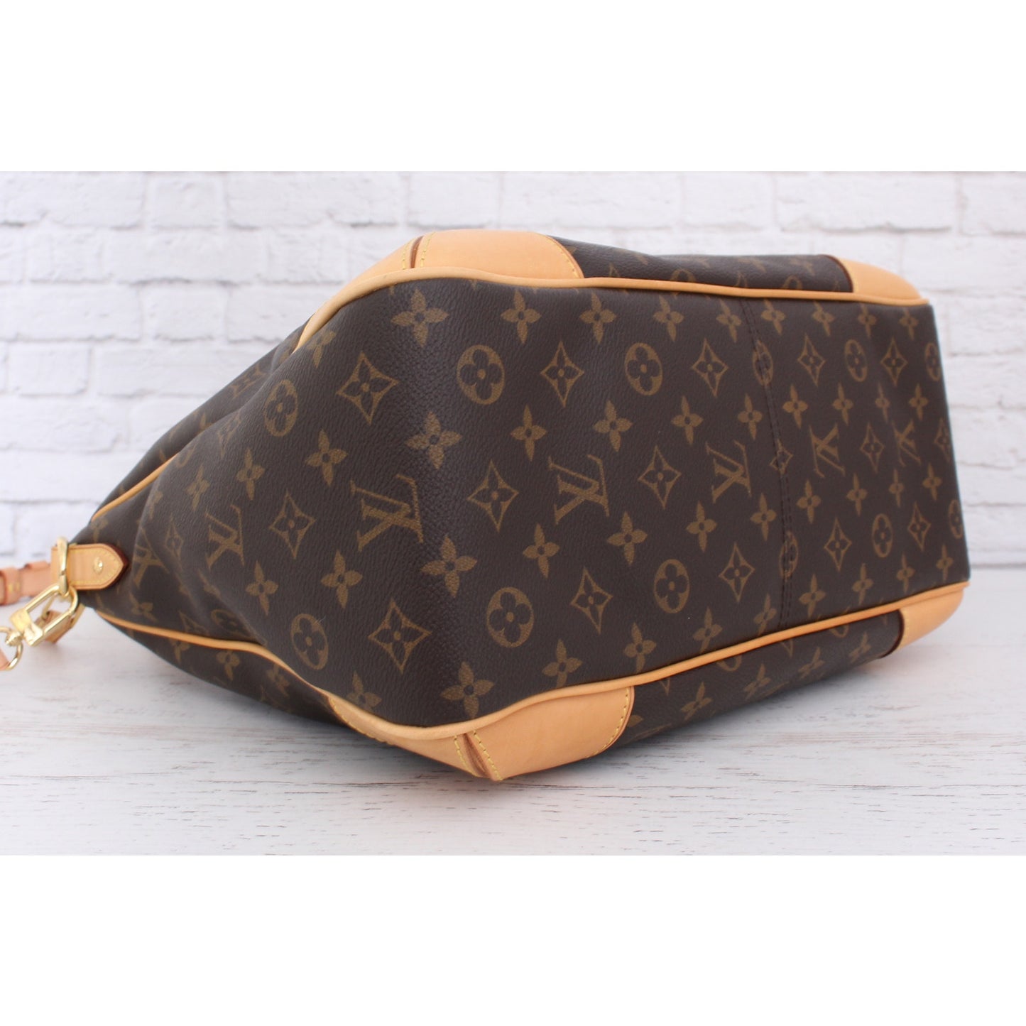 Louis Vuitton Estrella MM Monogram Shoulder Crossbody Satchel Leather