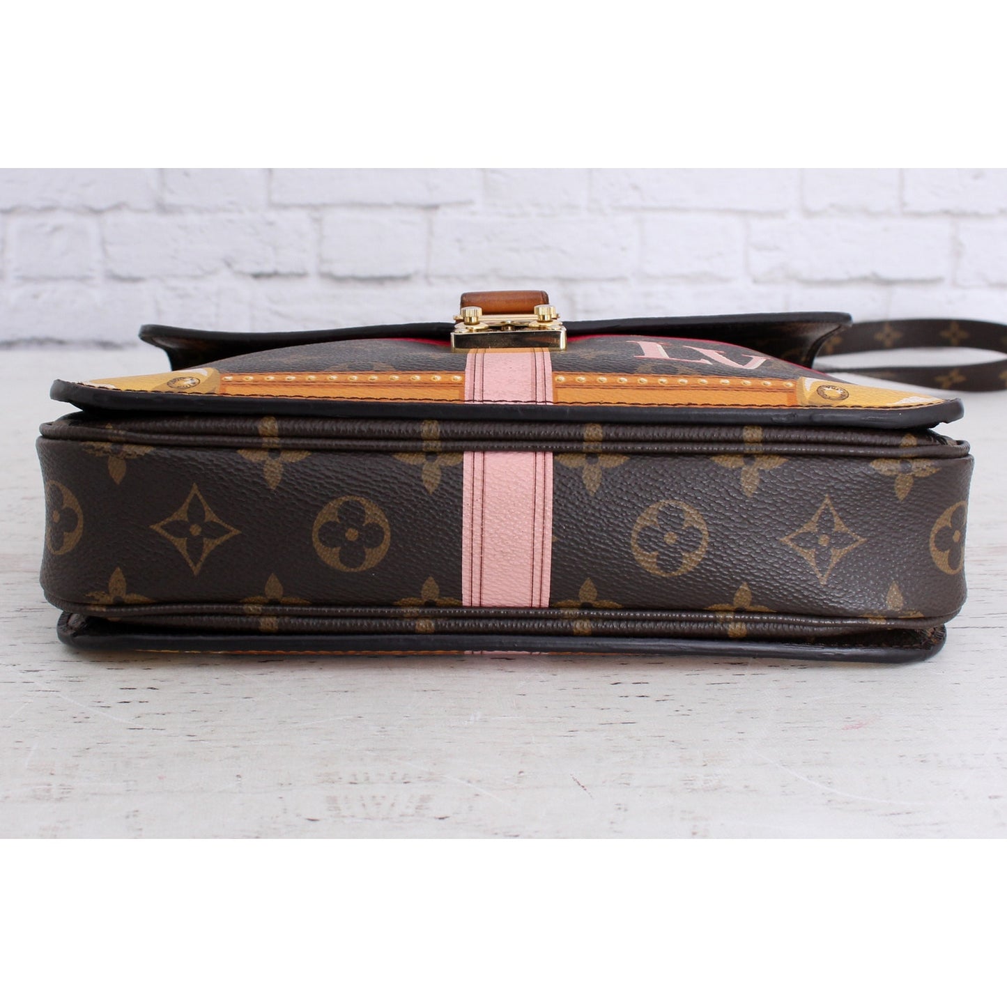 Louis Vuitton Pochette Metis Summer Trunks Trompe L'oeil Monogram Bag