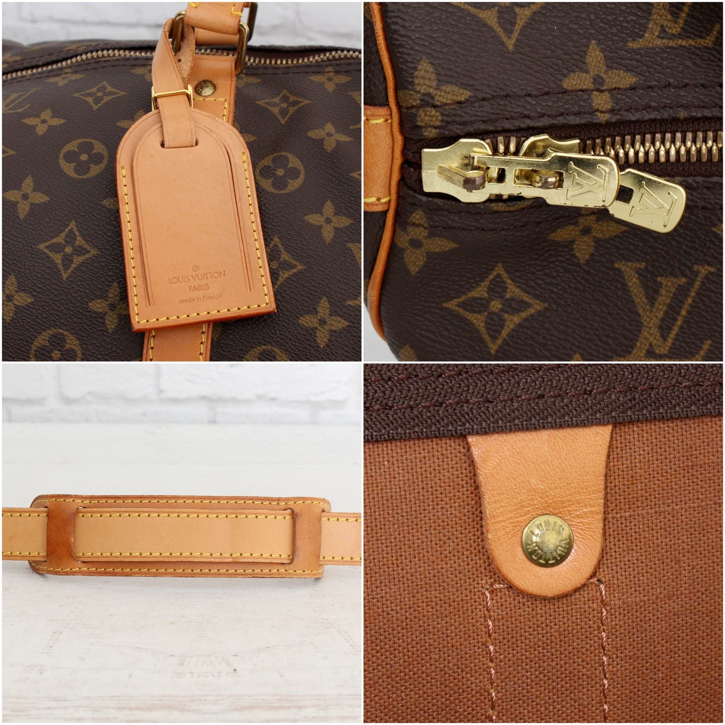 Louis Vuitton Keepall 60 Bandouliere Monogram Shoulder Bag