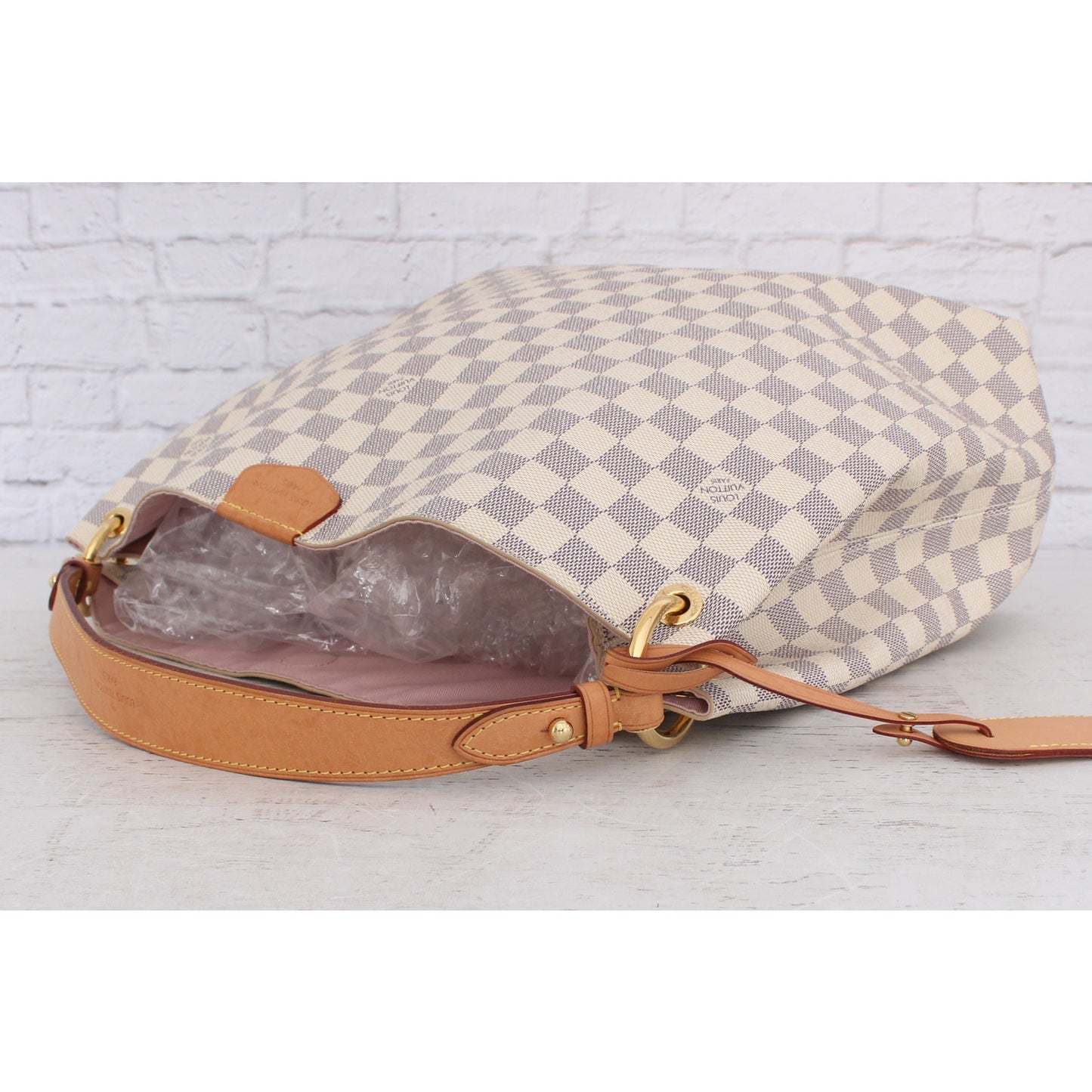 Louis Vuitton Graceful MM Damier Azur Shoulder Tote