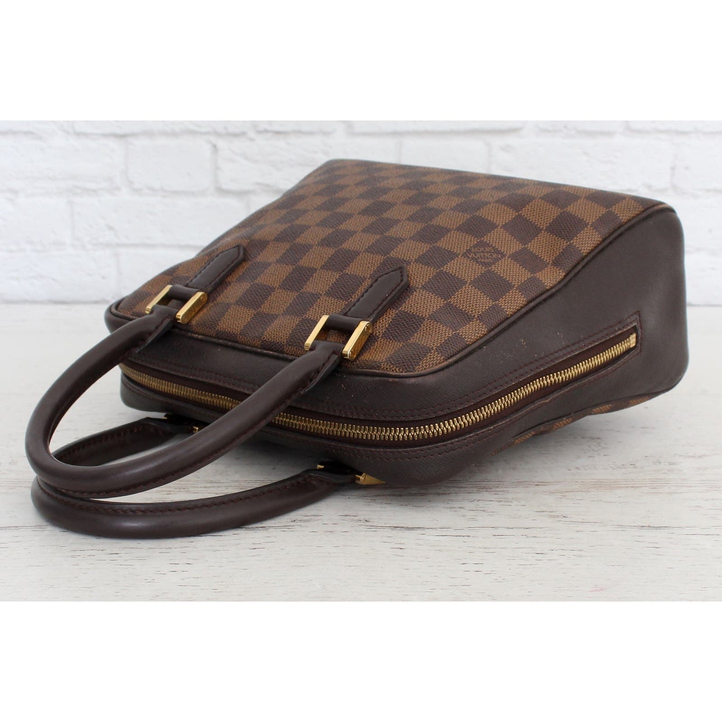 Louis Vuitton Brera Damier Ebene Satchel