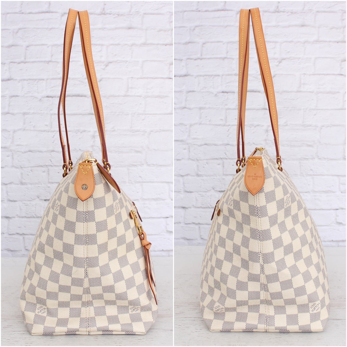 Louis Vuitton Iena MM Damier Azur Tote