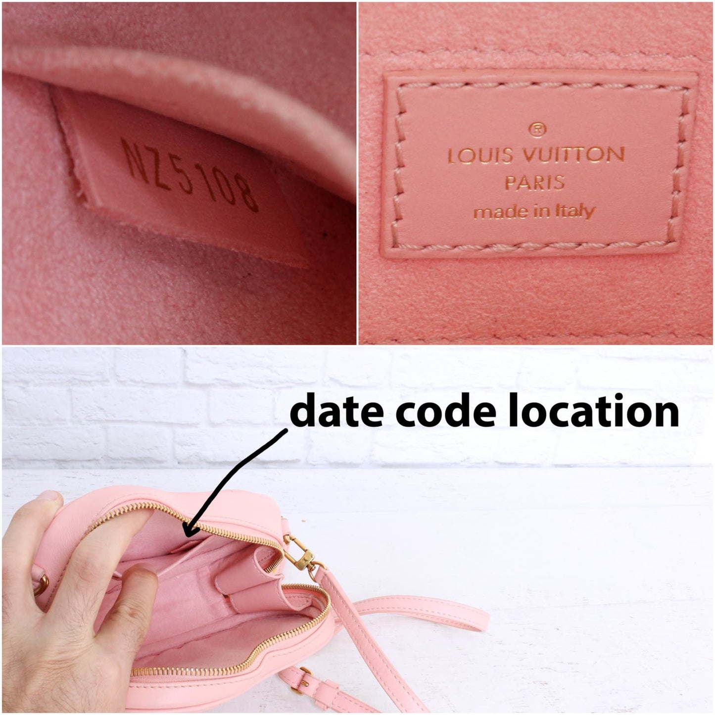 Louis Vuitton New Wave Lovelock Heart Pink Calfskin Limited Crossbody