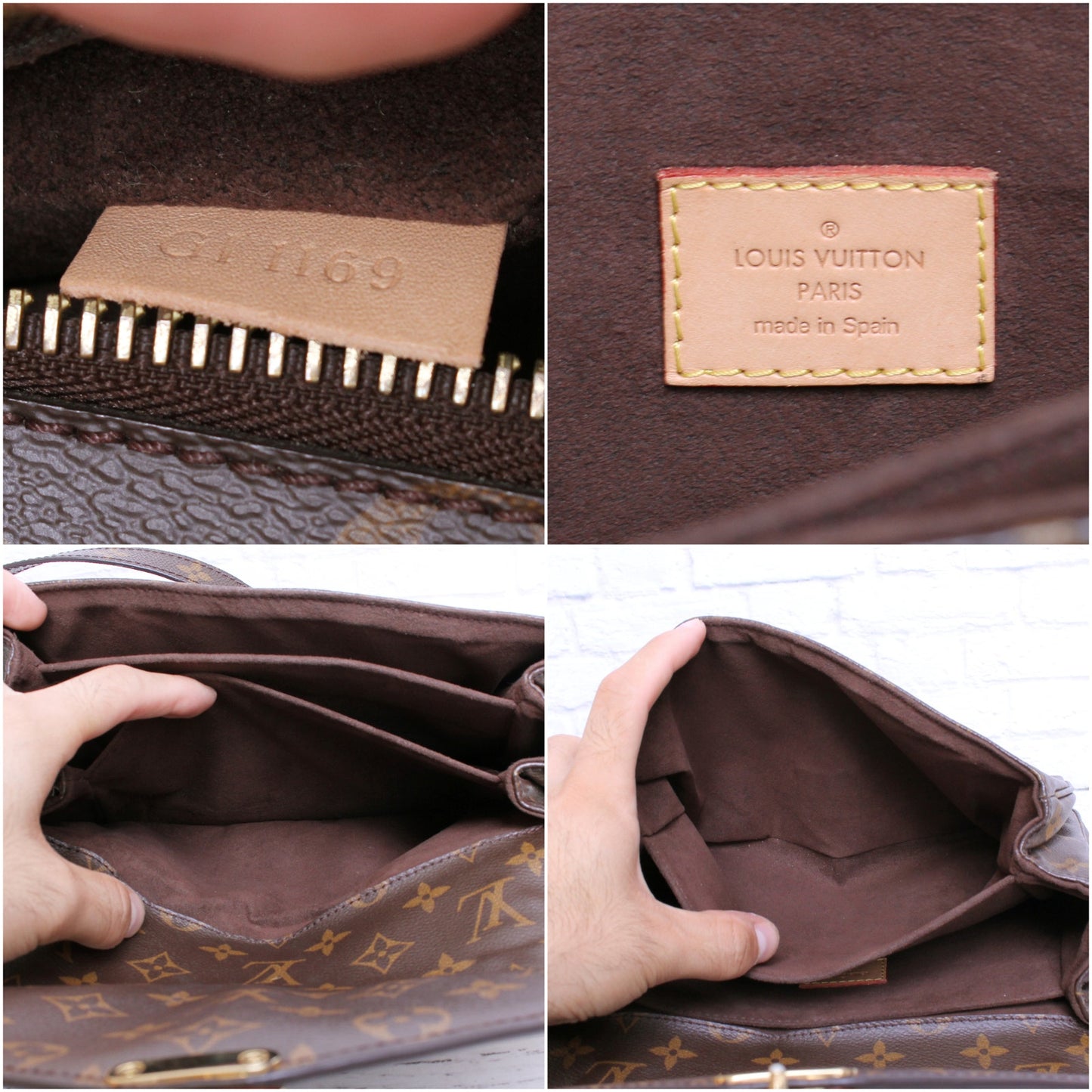 Louis Vuitton Pochette Metis Monogram Crossbody Shoulder Purse Handbag A4964
