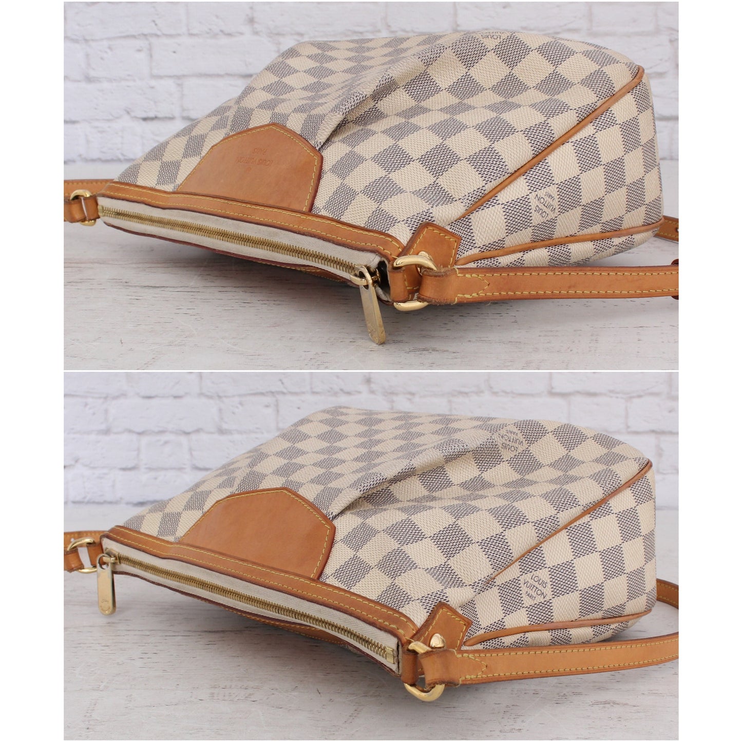 Louis Vuitton Siracusa PM Crossbody Damier Azur