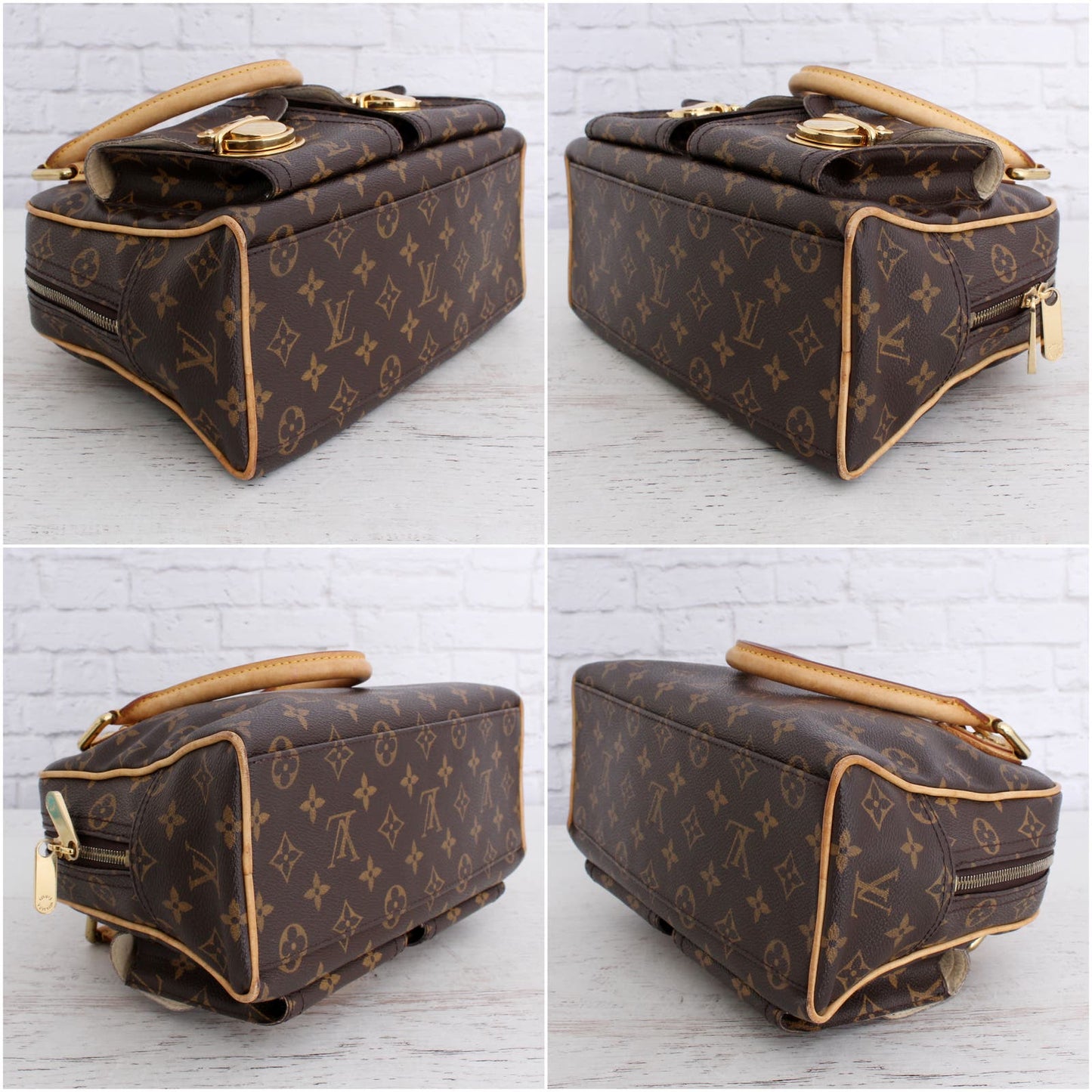 Louis Vuitton Manhattan PM Satchel Monogram