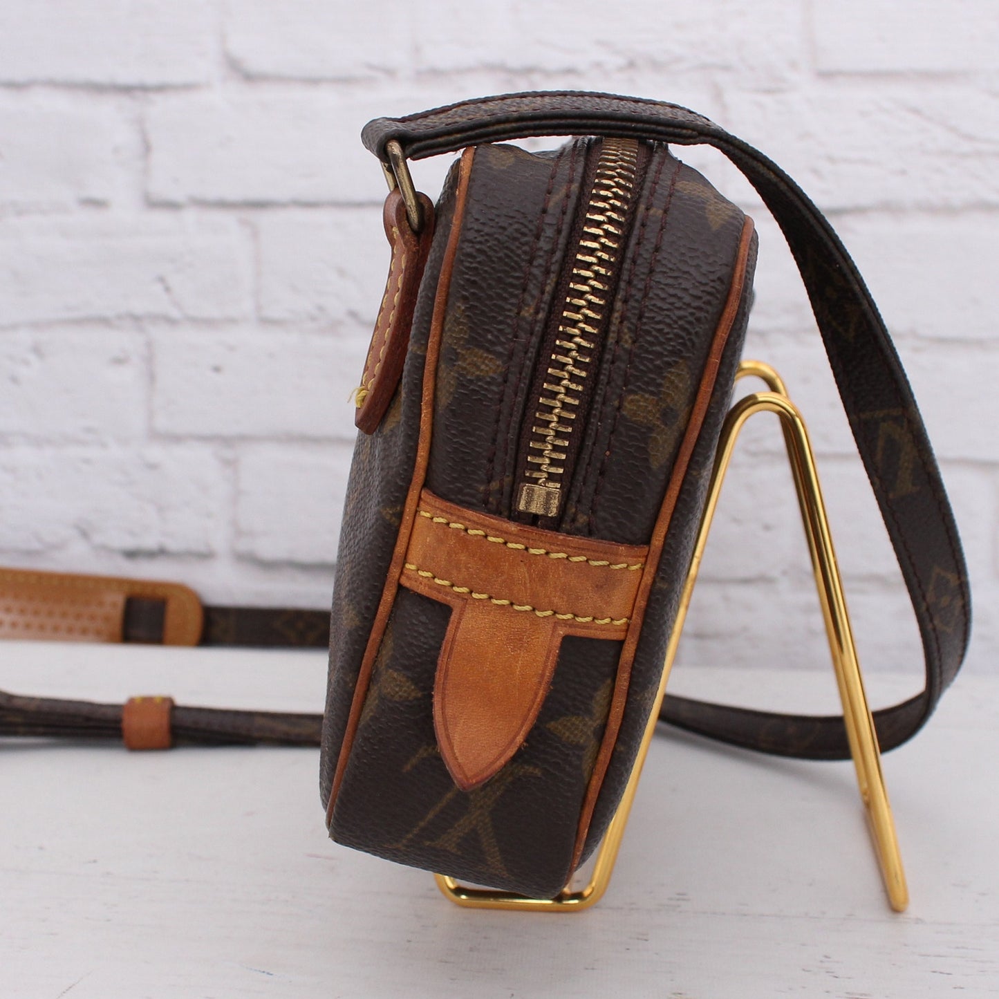 Louis Vuitton Marly Bandouliere Monogram Crossbody Purse Leather Handbag A4314