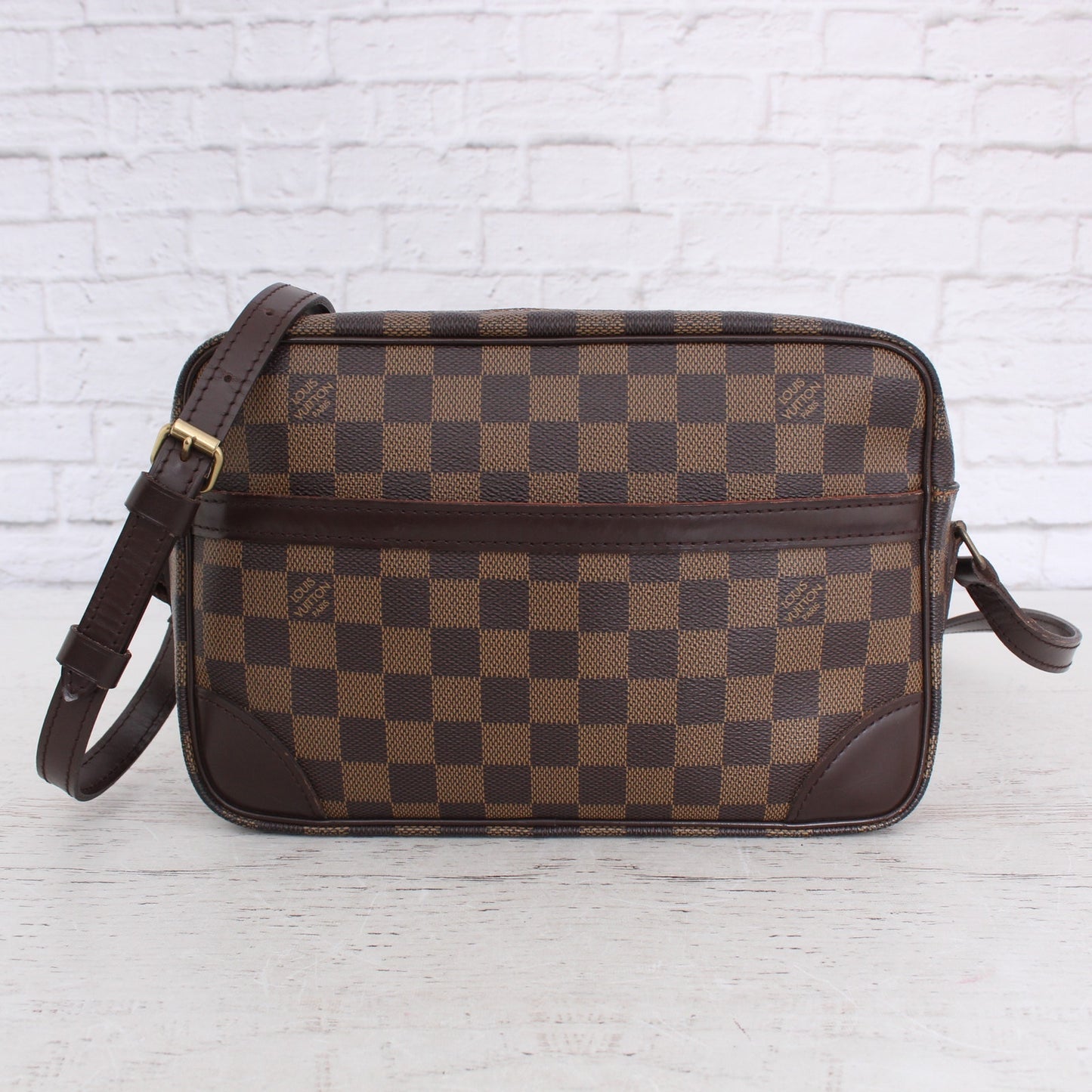 Louis Vuitton Trocadero 27 MM Damier Ebene Crossbody