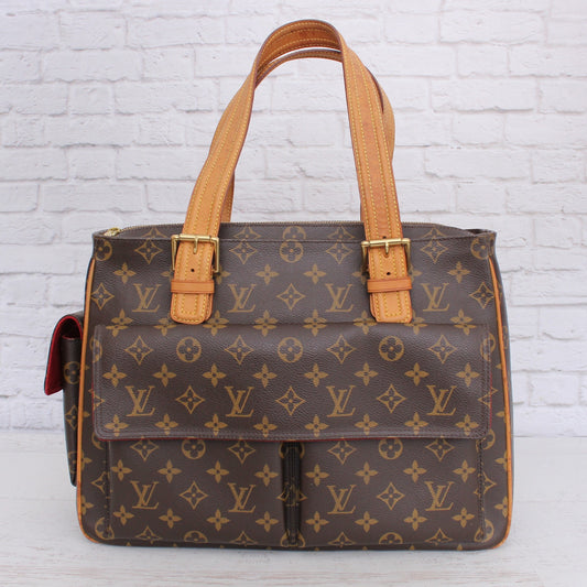 Louis Vuitton Multiple Cite Purse Monogram Bag Pochette Travel Canvas A5114