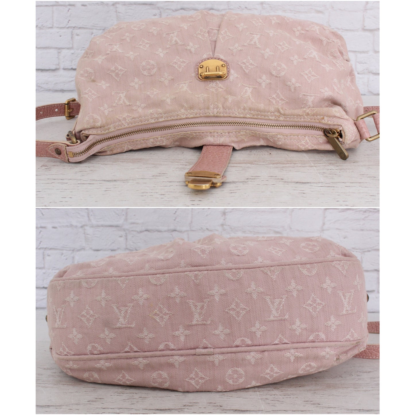 Louis Vuitton Slightly Pink Denim Crossbody