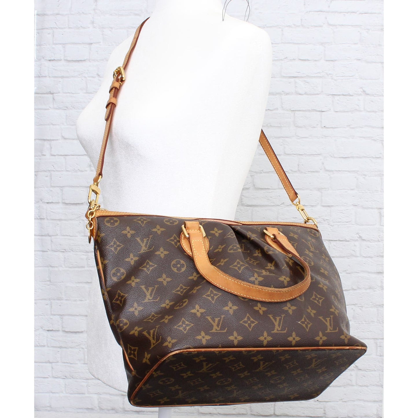 Louis Vuitton Palermo PM Monogram Purse & Strap