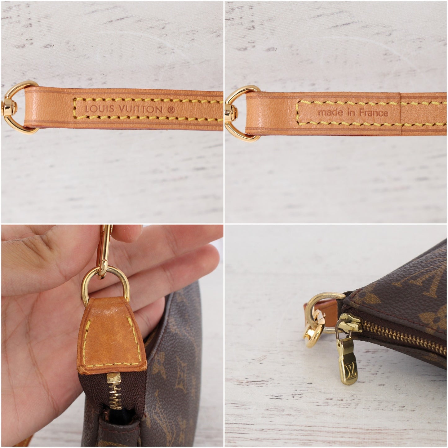 Louis Vuitton Pochette Accessoires Monogram Crossbody & Shoulder Clutch