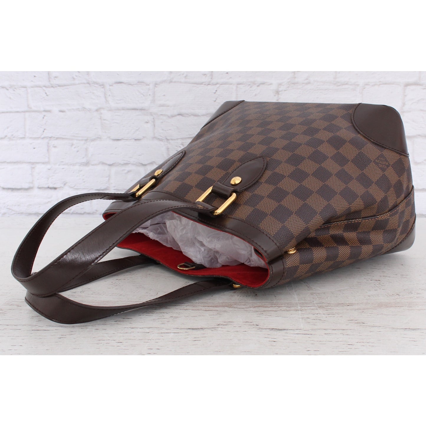 Louis Vuitton Hampstead PM Damier Ebene Shoulder Bag