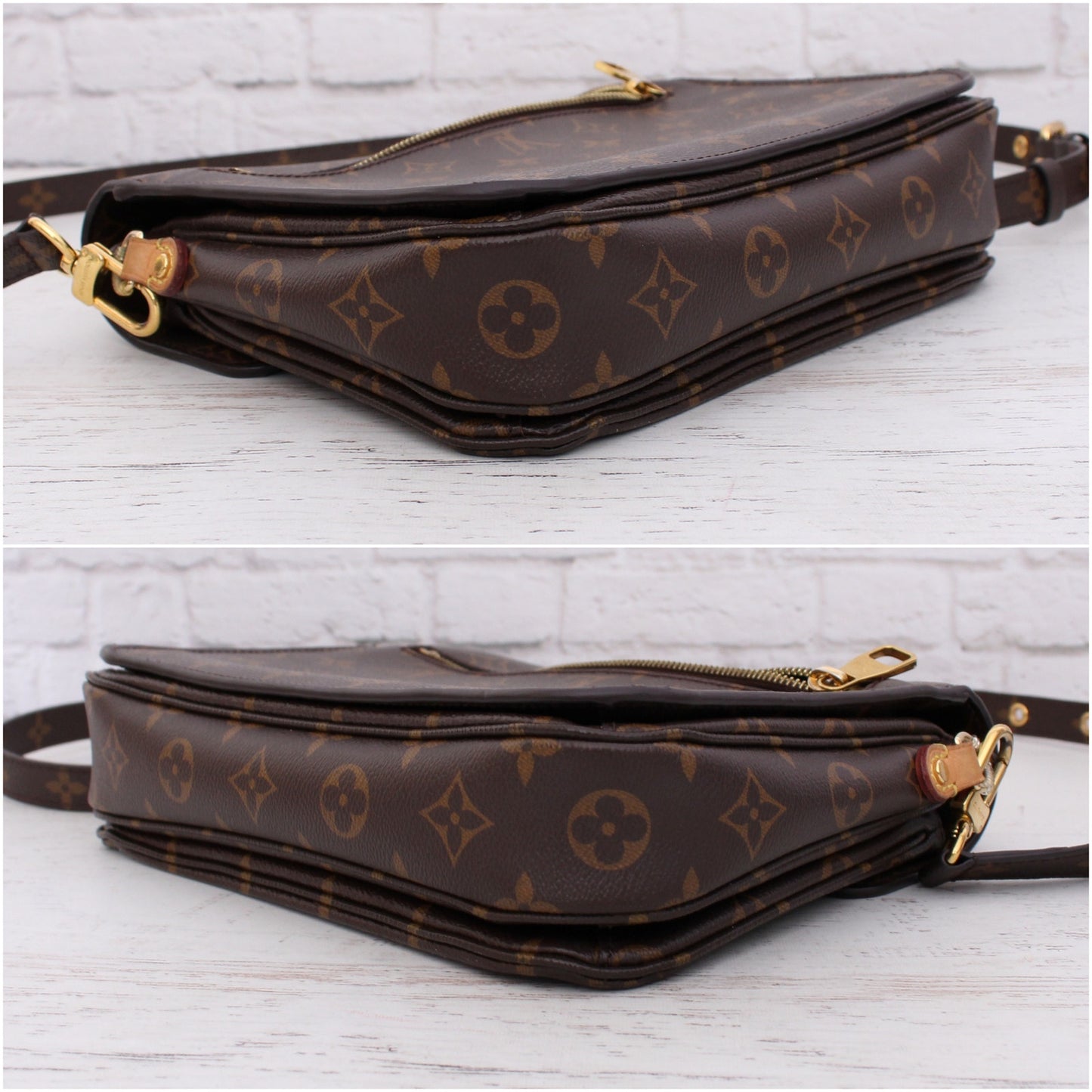 Louis Vuitton Pochette Metis Monogram Crossbody Shoulder Purse Handbag A4964