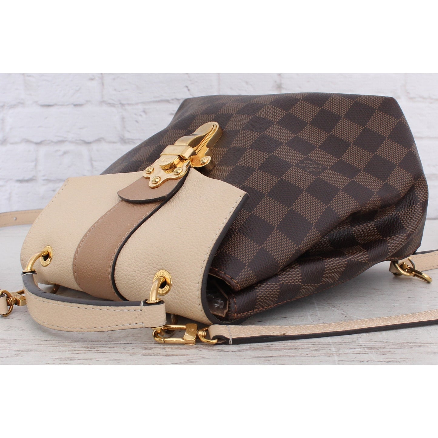 Louis Vuitton Clapton Backpack Damier Ebene Bag