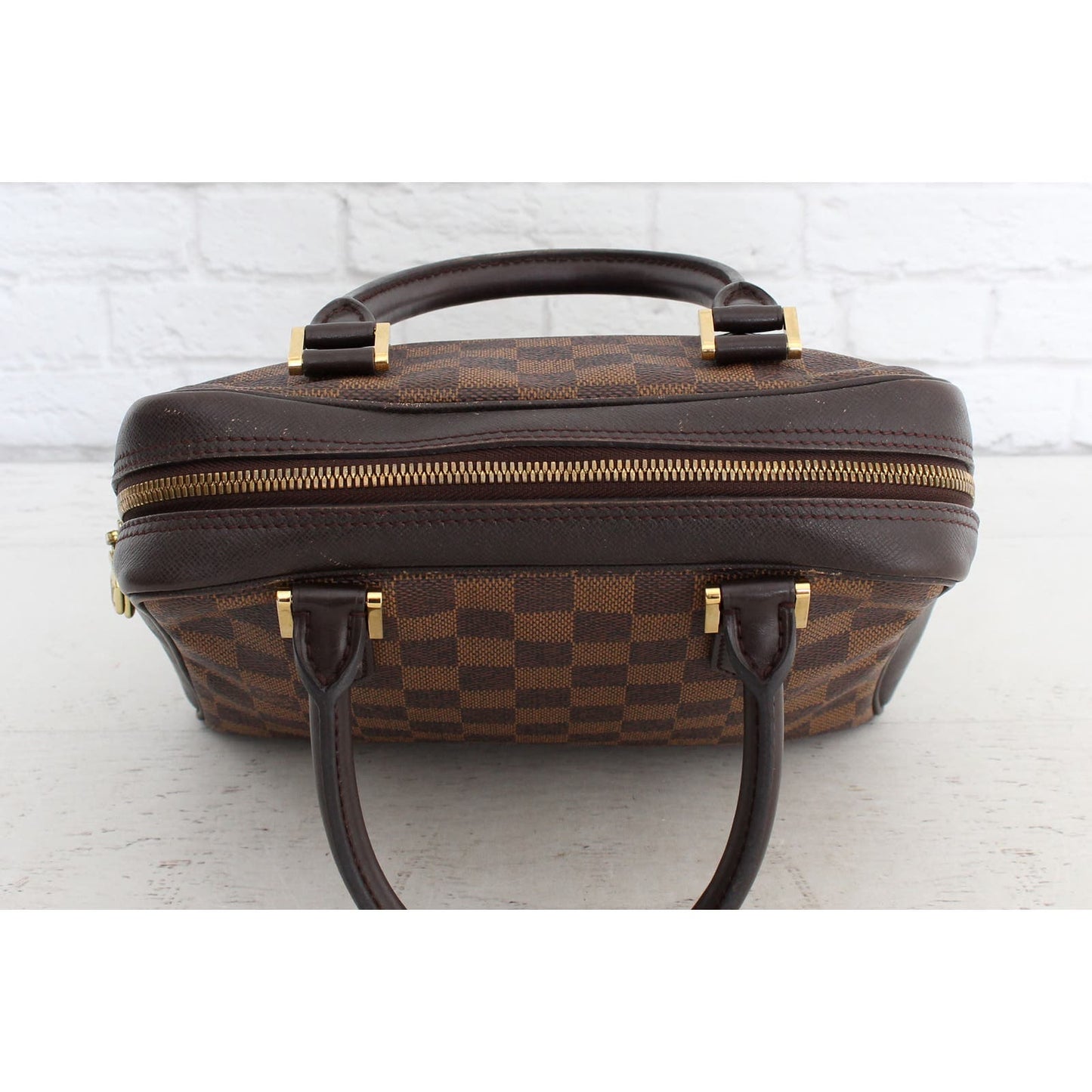 Louis Vuitton Brera Damier Ebene Satchel