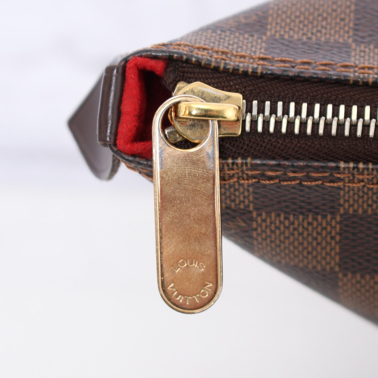 Louis Vuitton Saleya PM Tote Damier Ebene Shoulder Bag Handbag Leather LV Purse