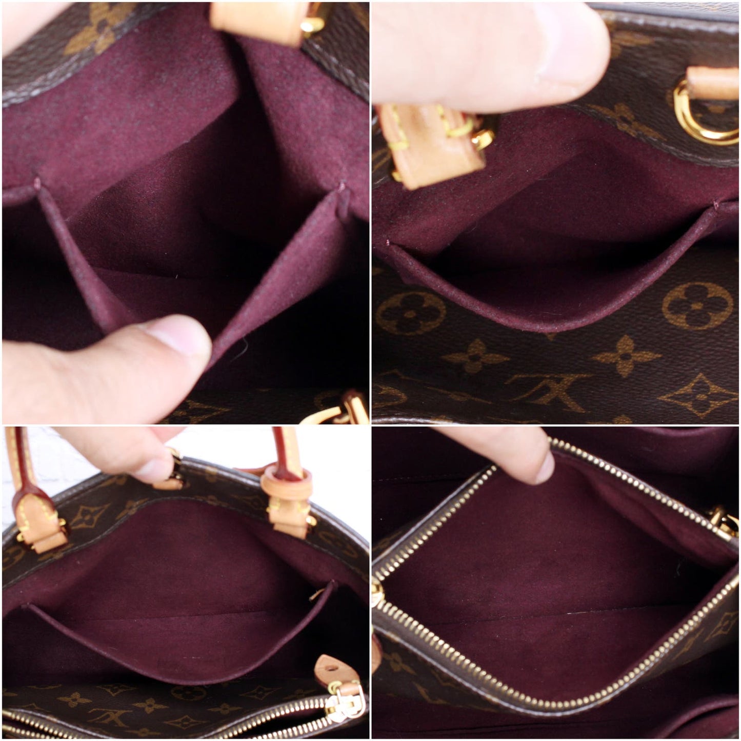 Louis Vuitton Montaigne BB Crossbody Satchel Monogram Handbag Purse LV