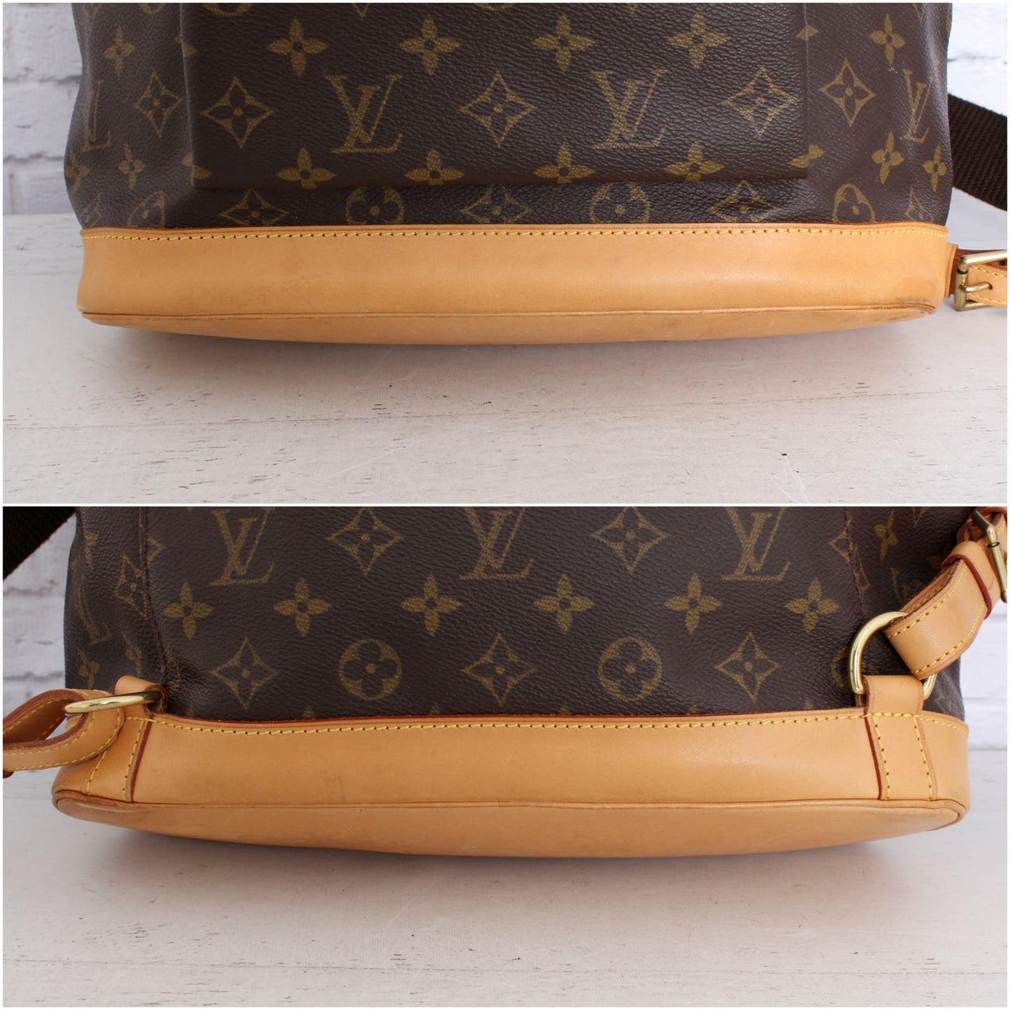 Louis Vuitton Montsouris GM Backpack Monogram Large Book Bag Laptop LV