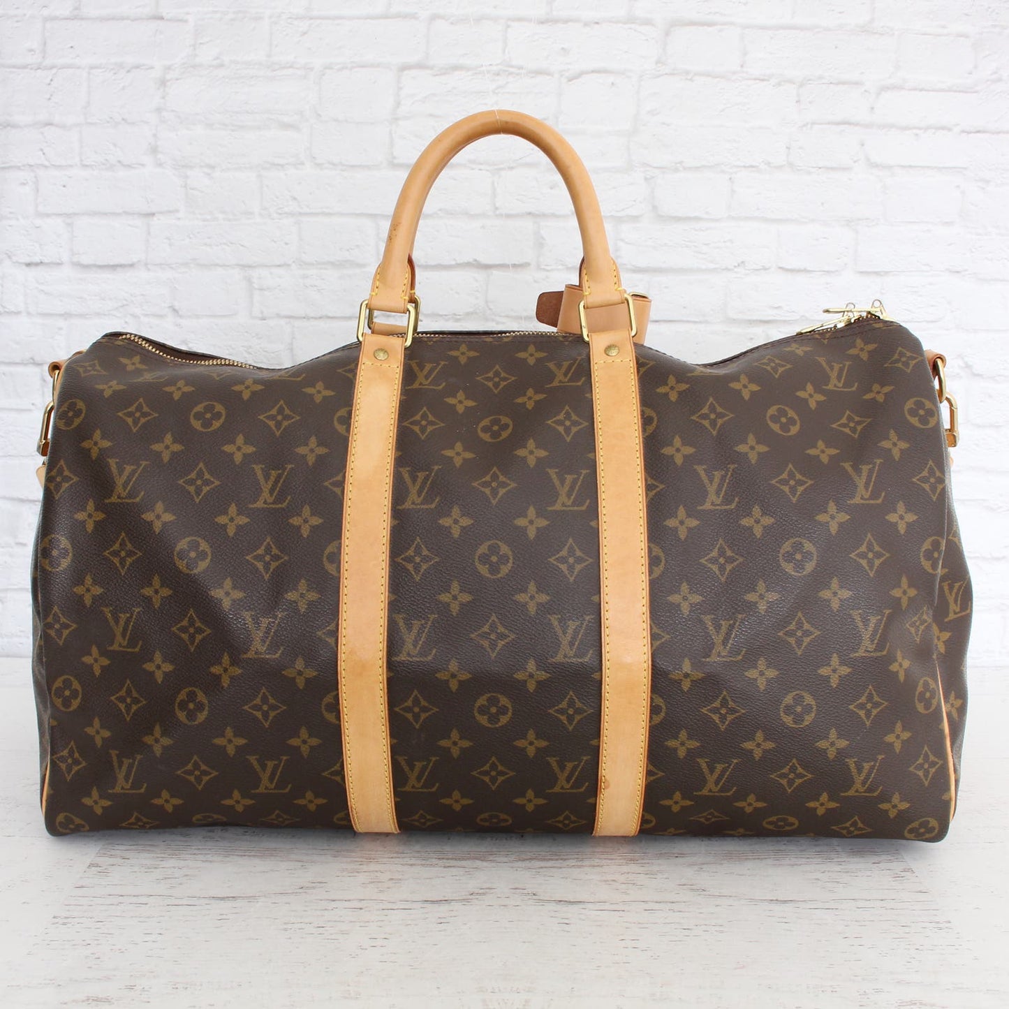 Louis Vuitton Keepall Bandouliere 50 Monogram Duffle with Strap