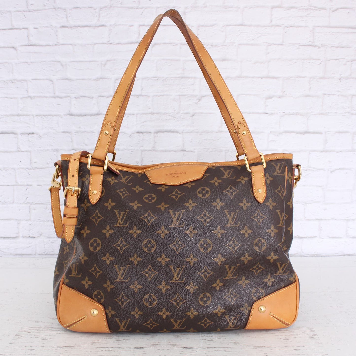 Louis Vuitton Estrella MM Monogram Shoulder Crossbody Satchel Leather