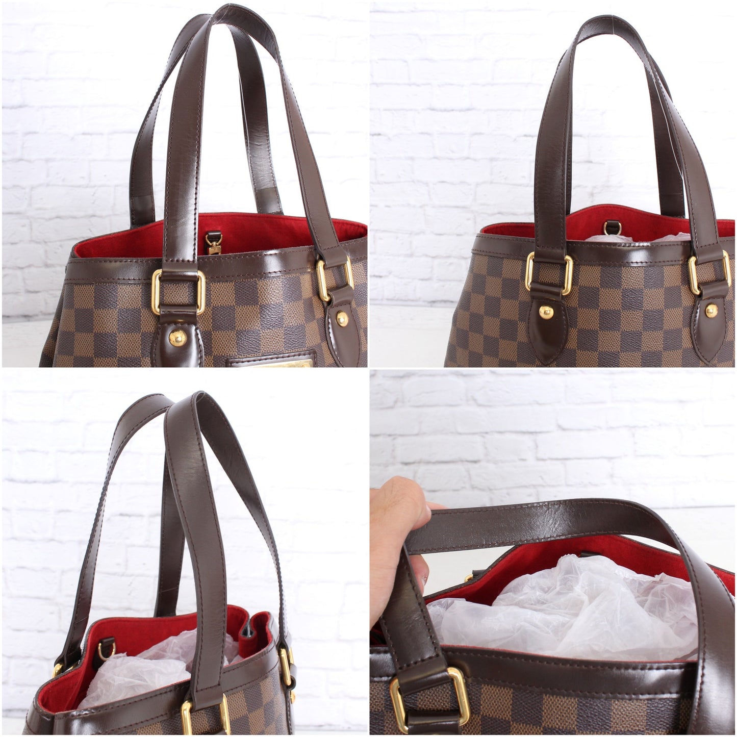 Louis Vuitton Hampstead PM Damier Ebene Shoulder Bag